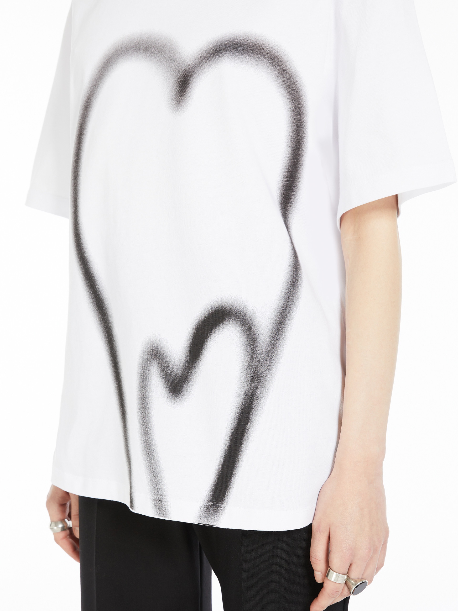 LUIS Heart print-adorned jersey T-shirt - 4