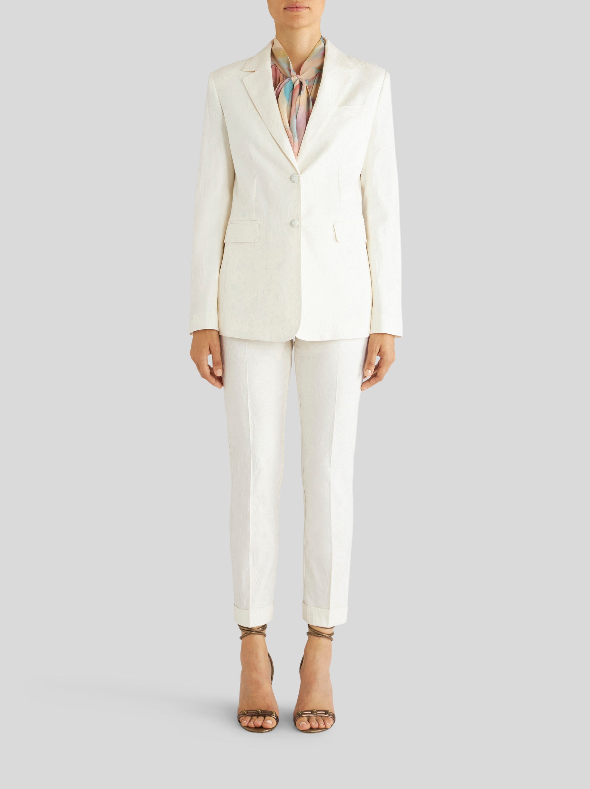 TAILORED PAISLEY JACQUARD JACKET - 3