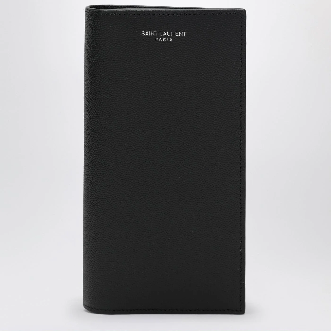Black Continental wallet in pebbled leather - 1