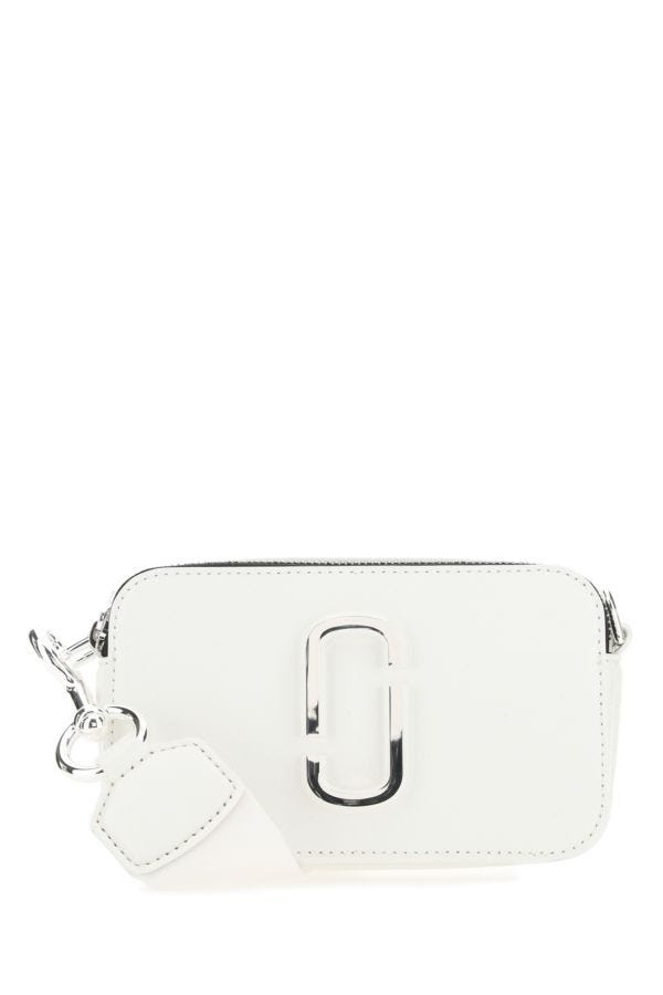White leather small The Snapshot crossbody bag - 1