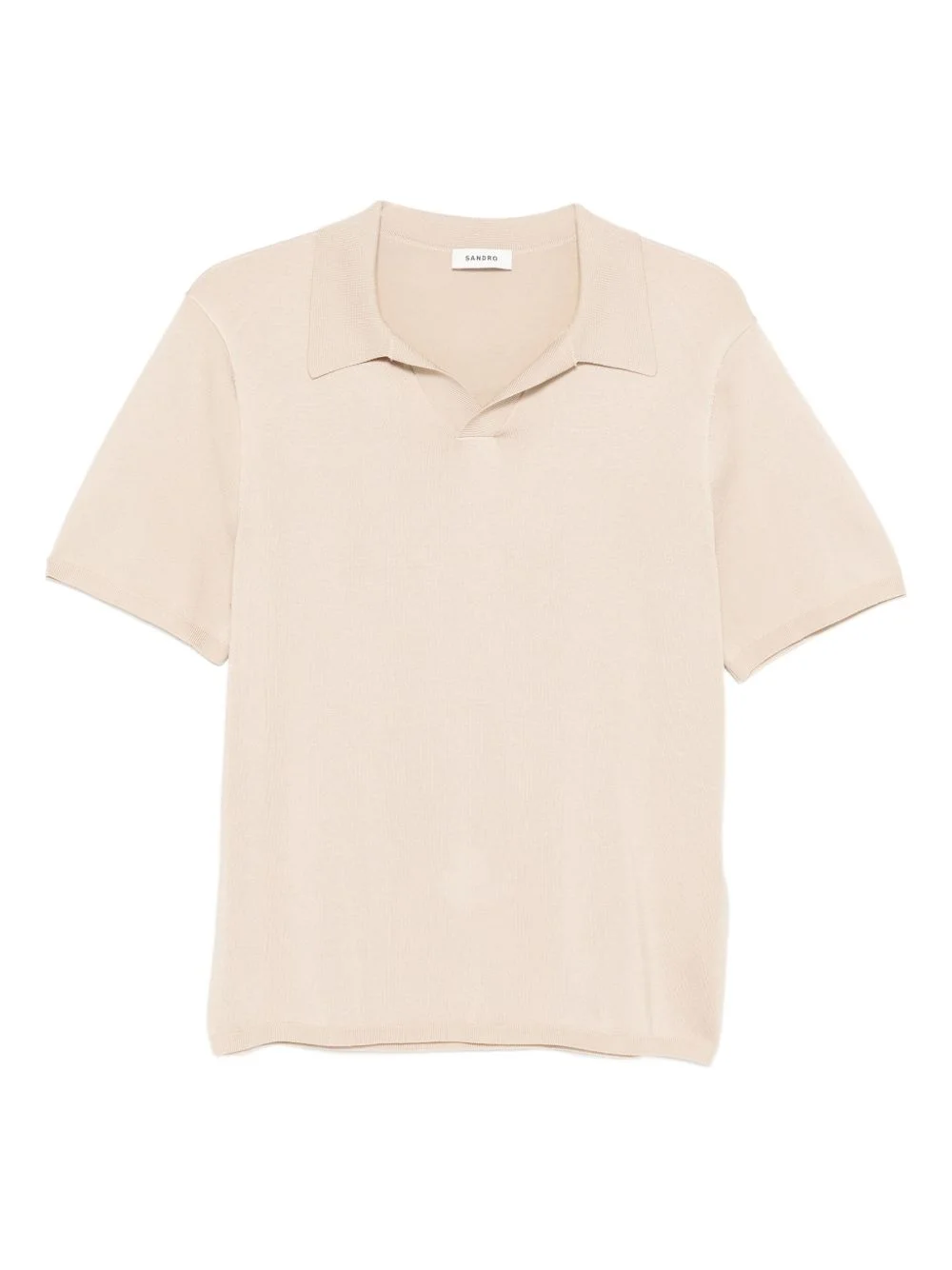 short-sleeve V-neck T-shirt - 1