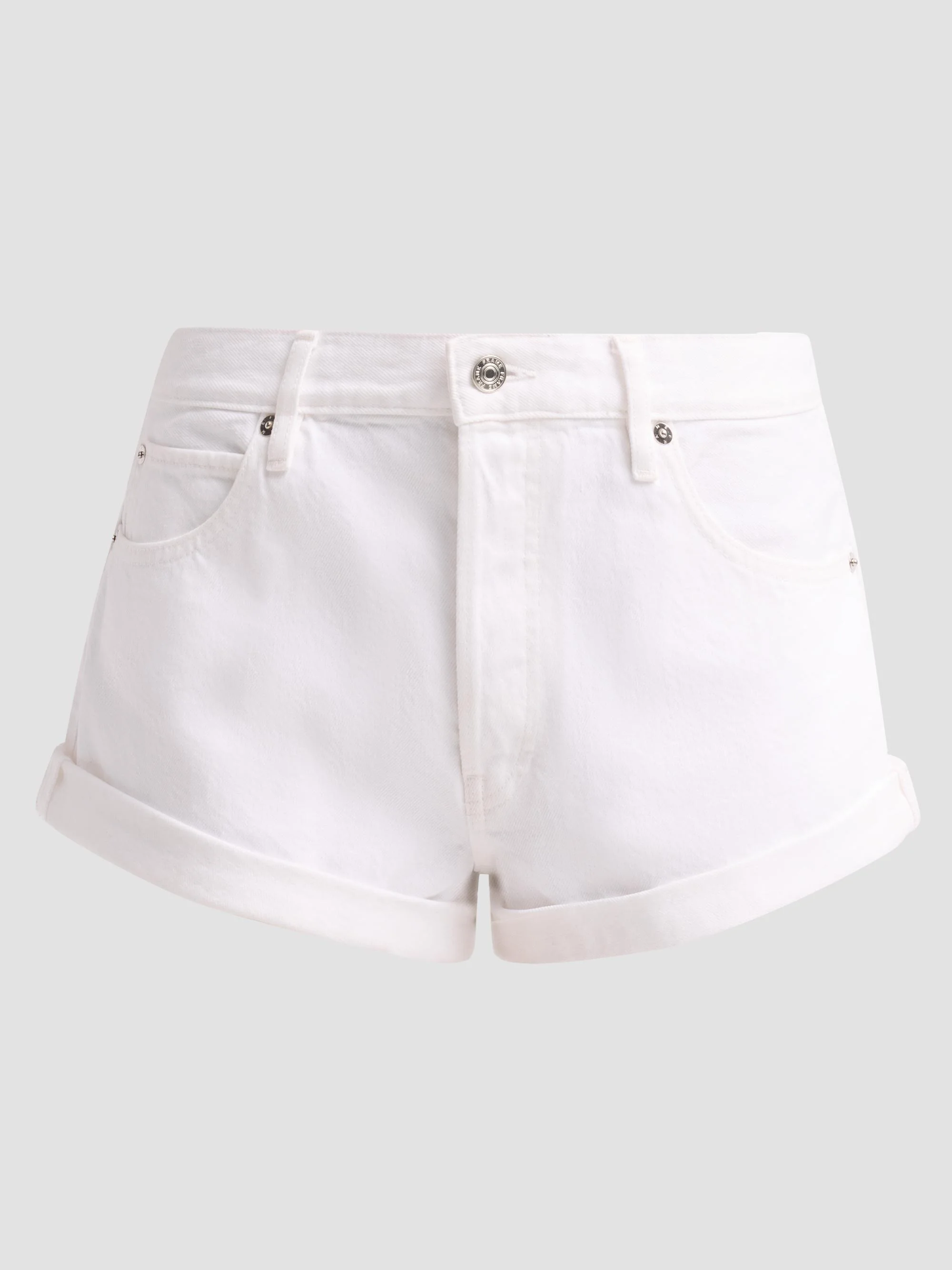 Women's The Darling Denim Shorts - White - 1