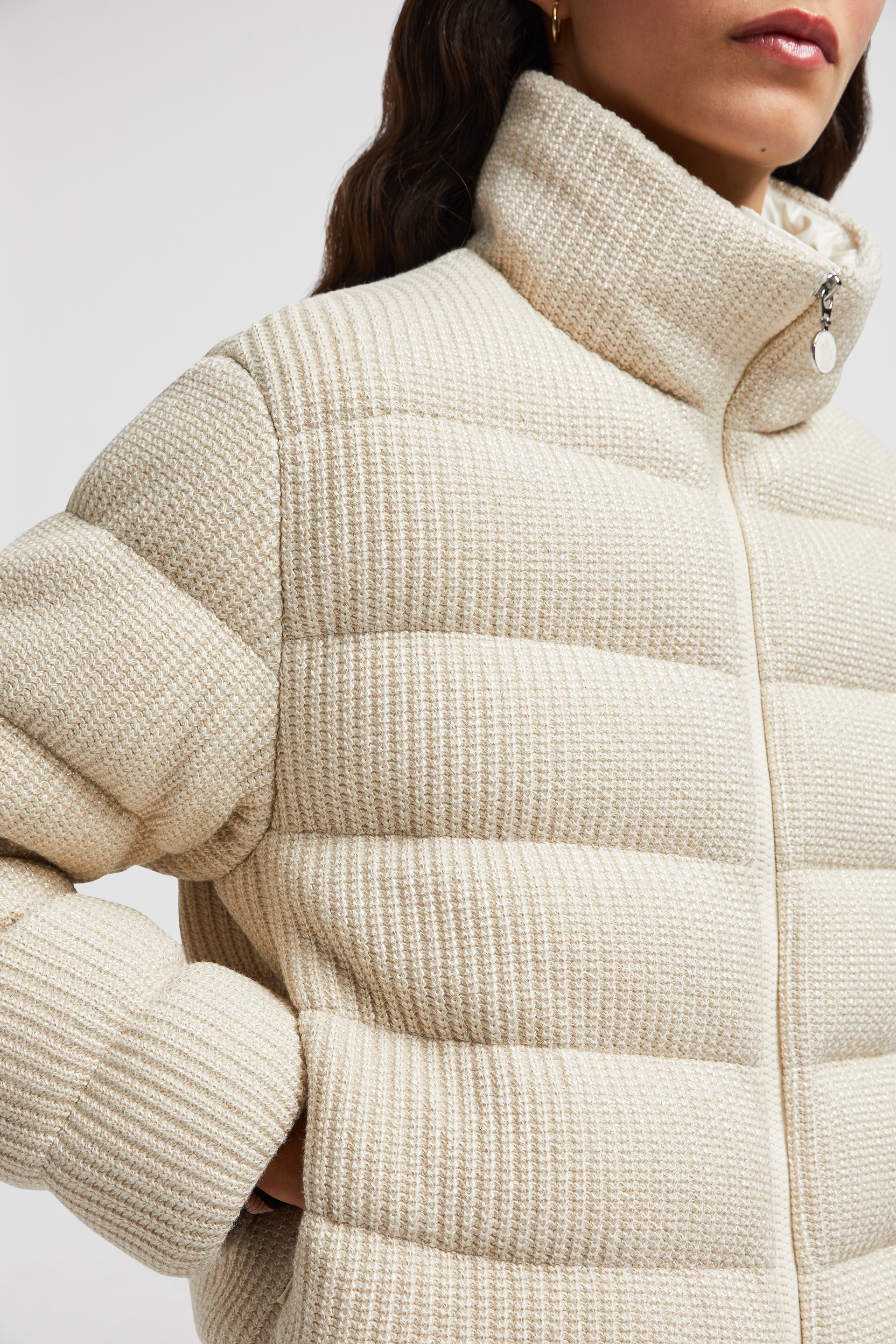 Thoiry Laminated Cotton Short Down Jacket - 6