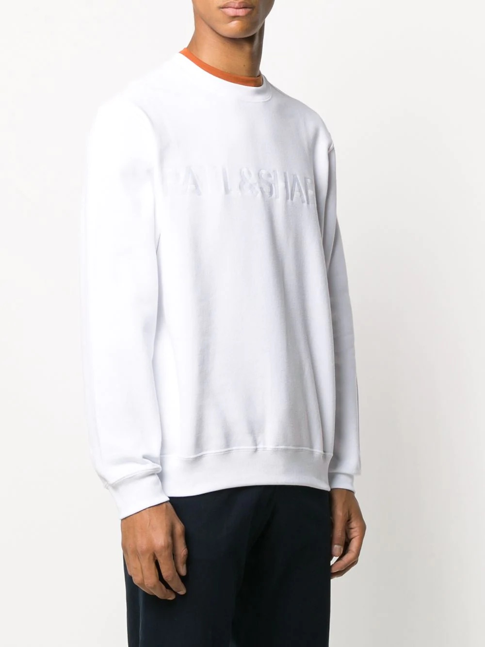 debossed logo sweatshirt - 3