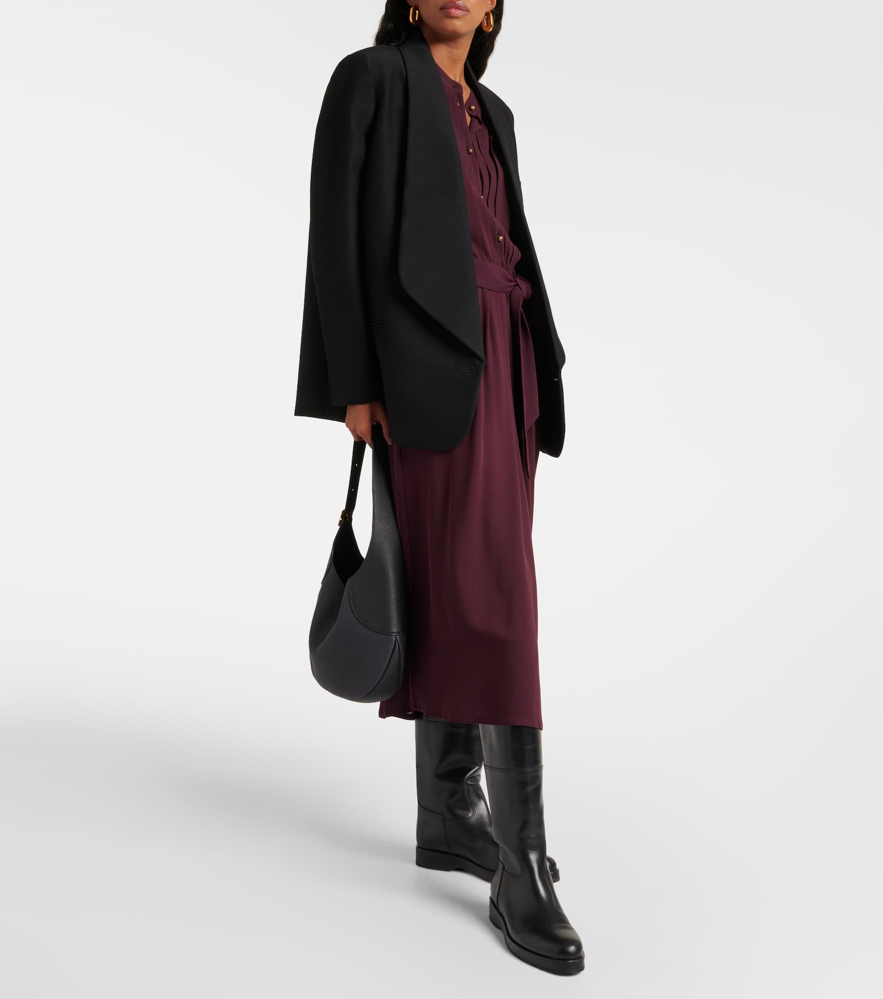 Bobbin Medium leather shoulder bag - 5