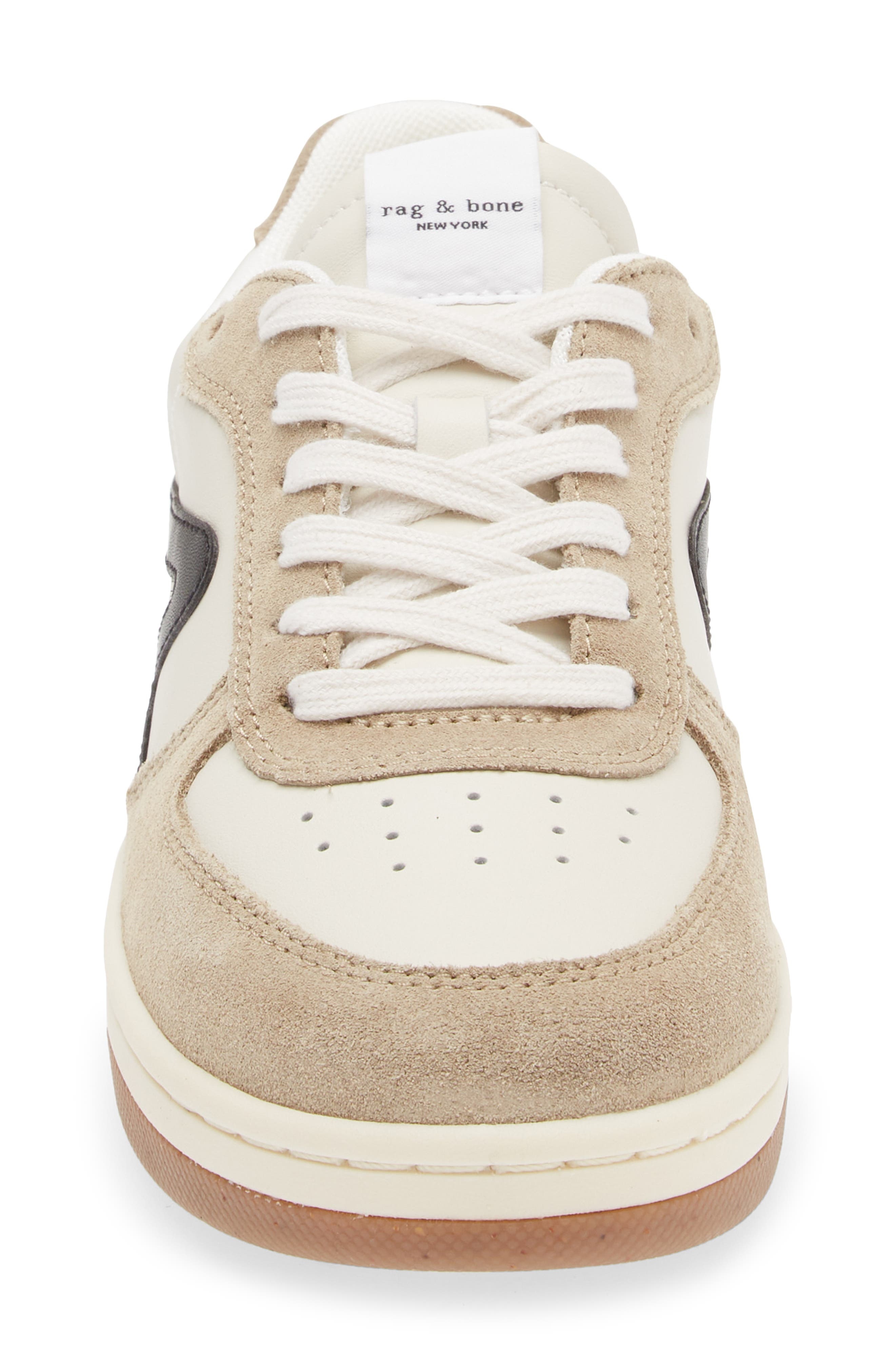 rag & bone Retro Court Sneaker in Dove/Sand at Nordstrom - 4