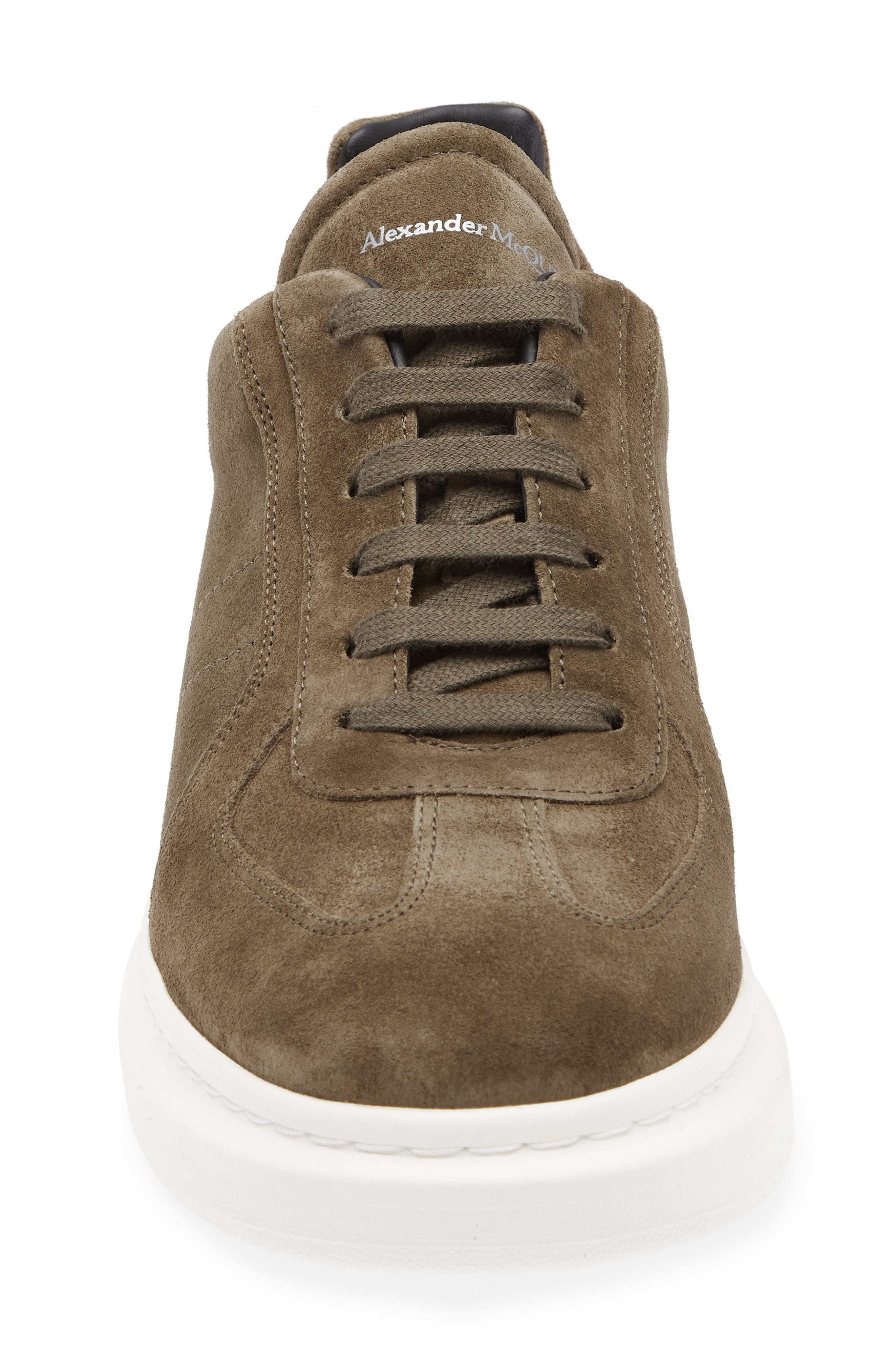 Alexander McQueen Oversize Retro Sneaker in Mud at Nordstrom - 4
