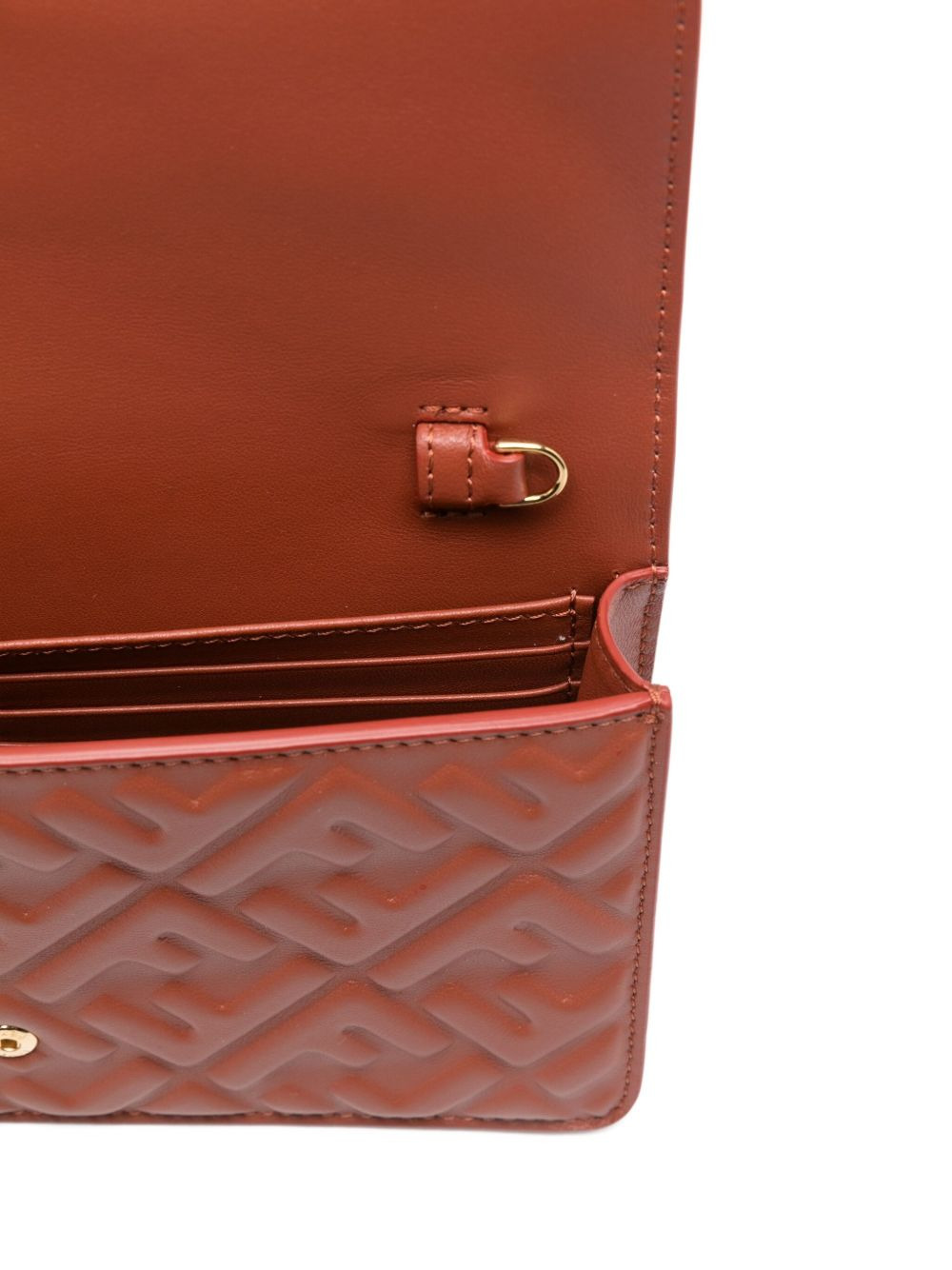 Baguette logo-plaque quilted clutch bag - 5