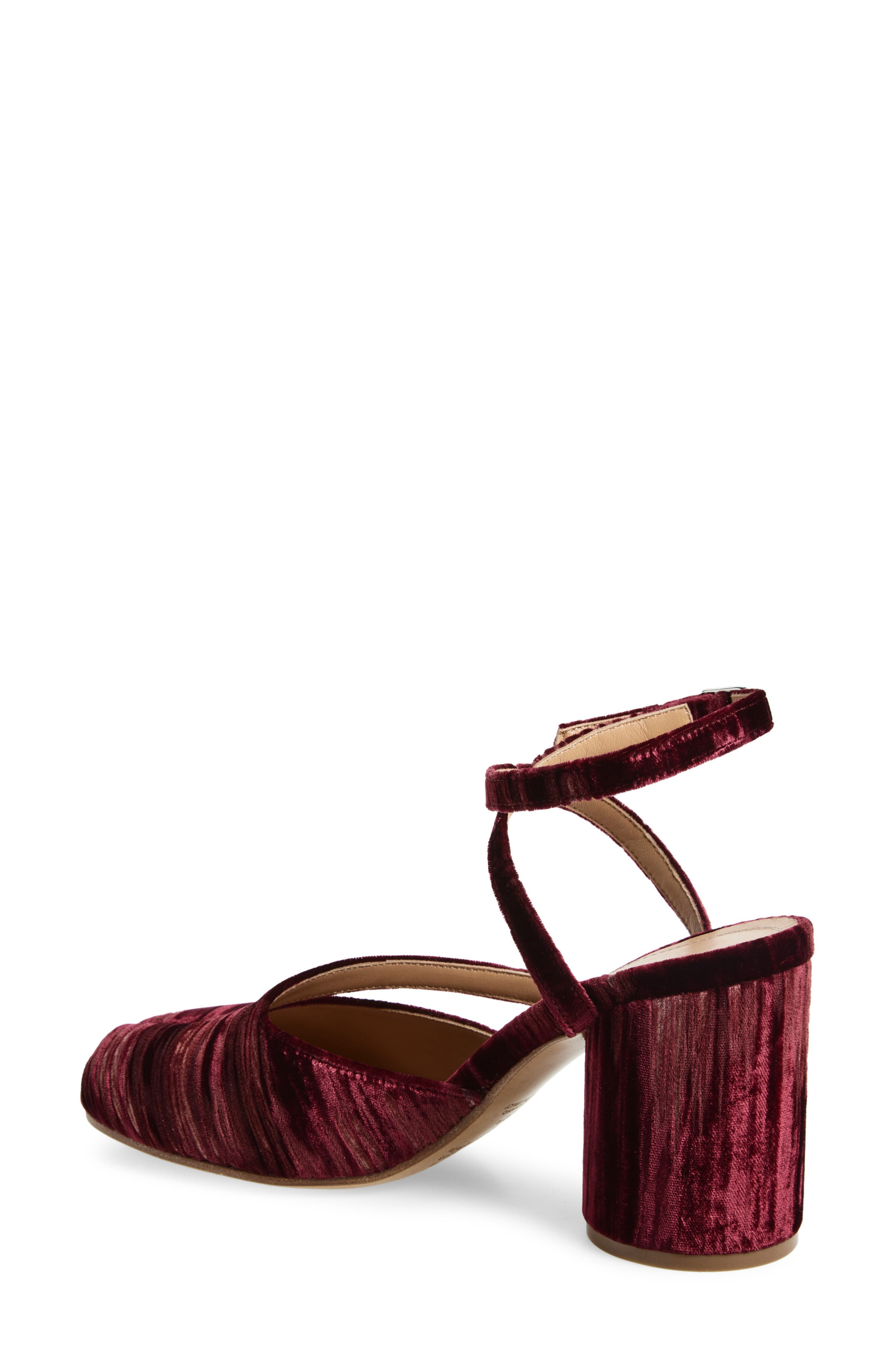 Maison Margiela Tabi Ankle Strap Pump in Cordovan Red at Nordstrom - 2