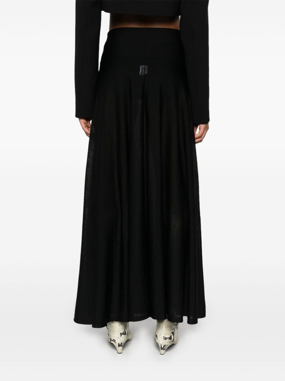Fluid knitted skirt - 4