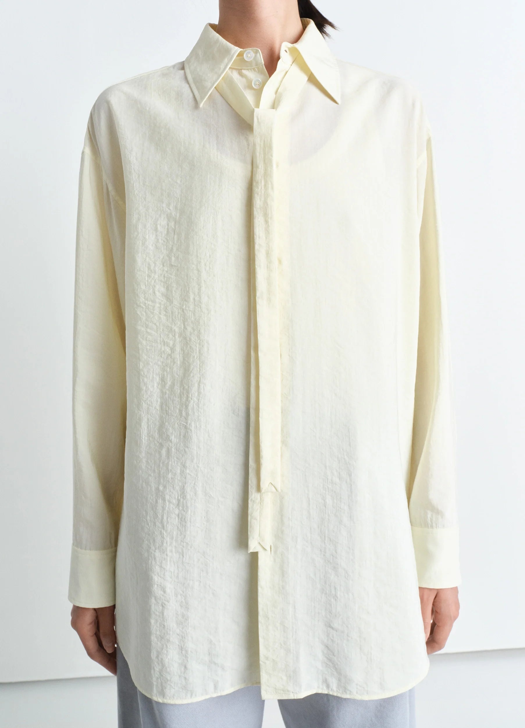 LONG SHIRT WITH TIE - 2
