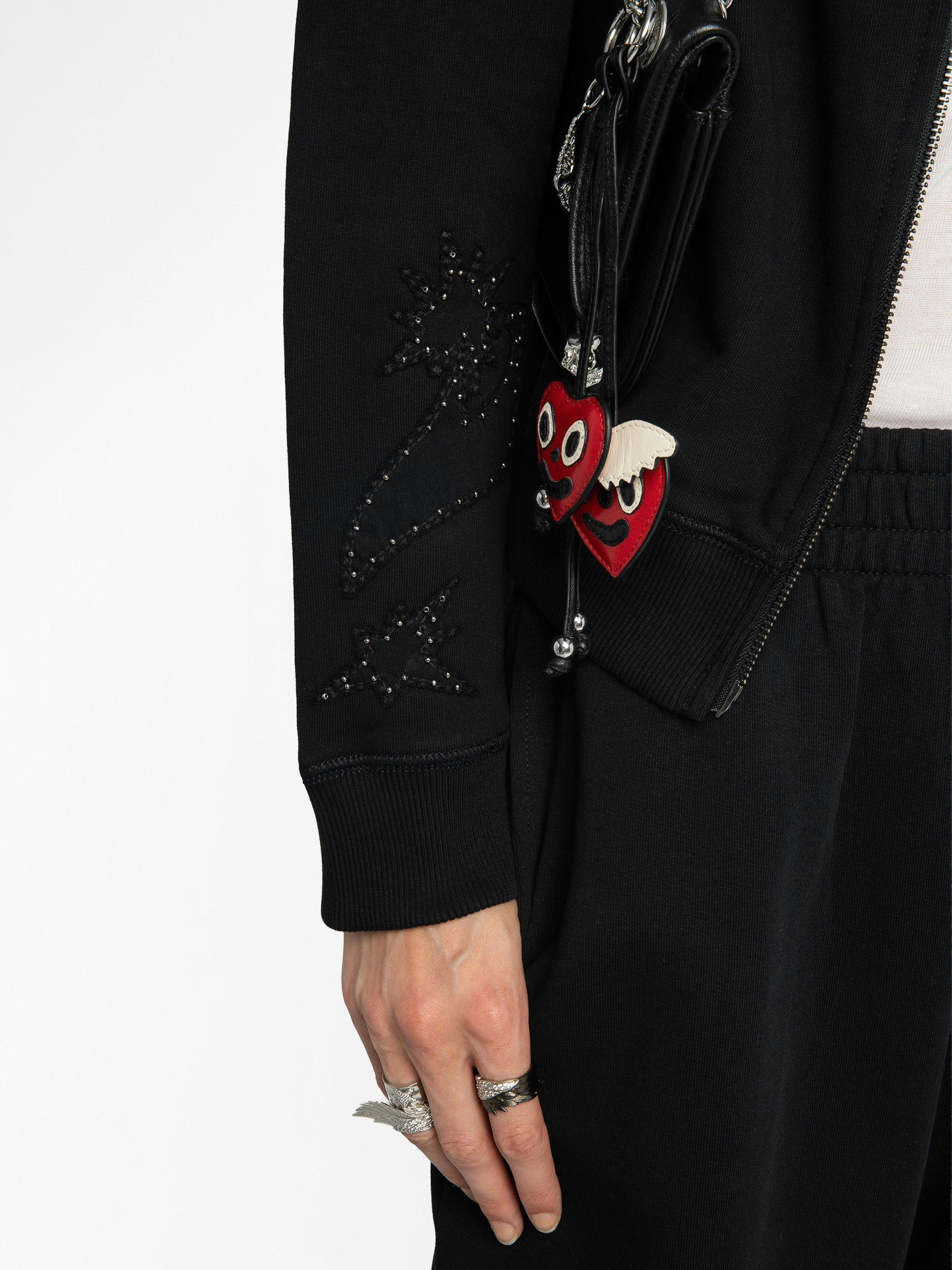 Milly Zip Up Sweatshirt - 7
