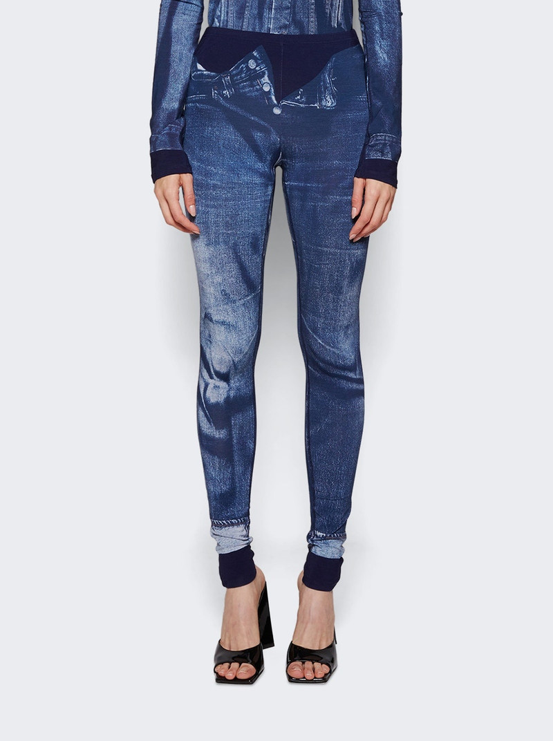 Trompe L'oeil Legging Navy Blue 4