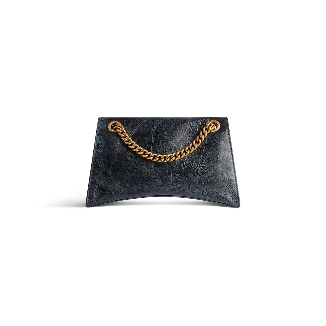 Women's Crush Small Chain Bag Dirty Effect With Ny Souvenirs Charms in Black - 4