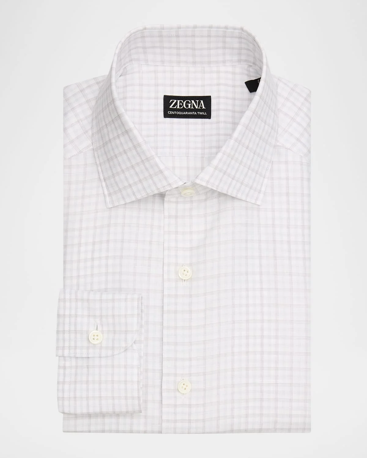 Men's Plaid Cotton-Linen Shirt - 1