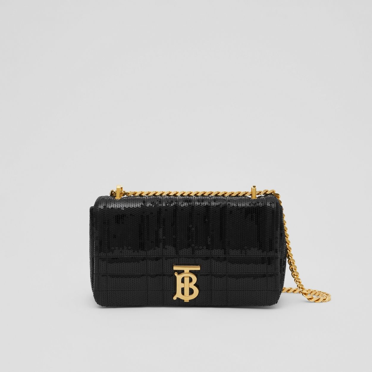 Sequinned Quilted Leather Small Lola Bag - 1