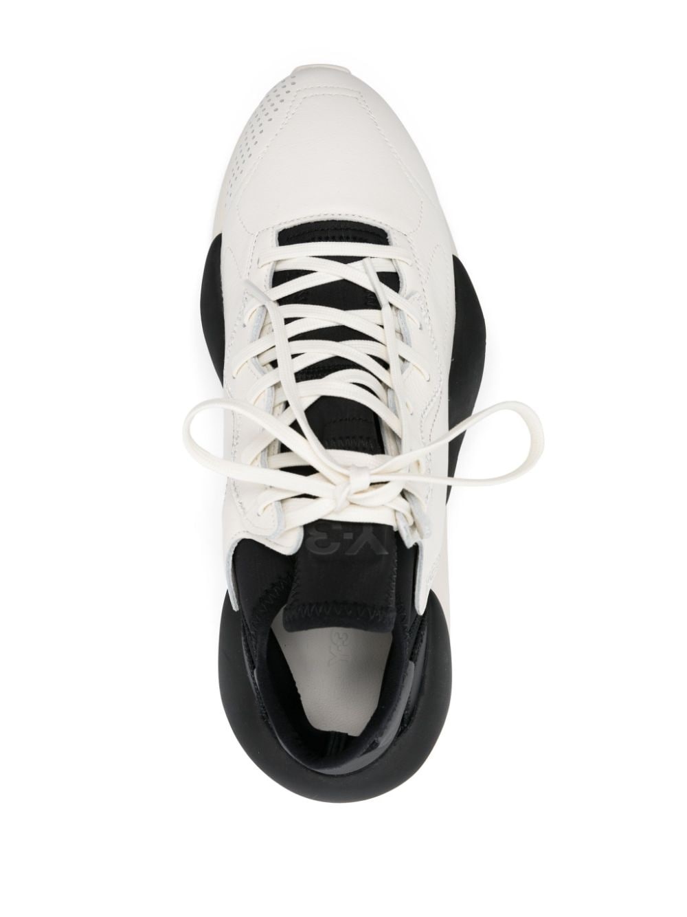 Kaiwa panelled leather sneakers - 7