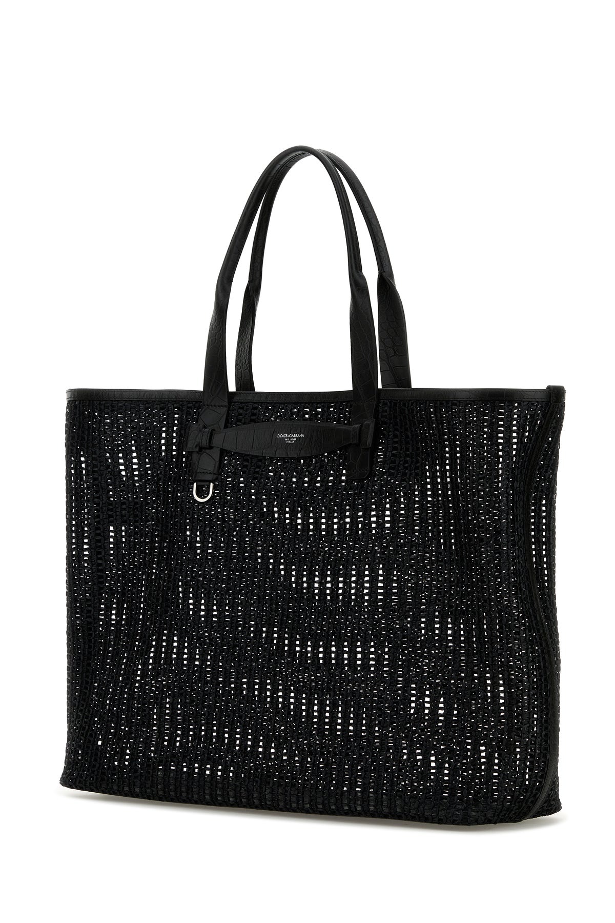 Black mesh shopping bag - 2