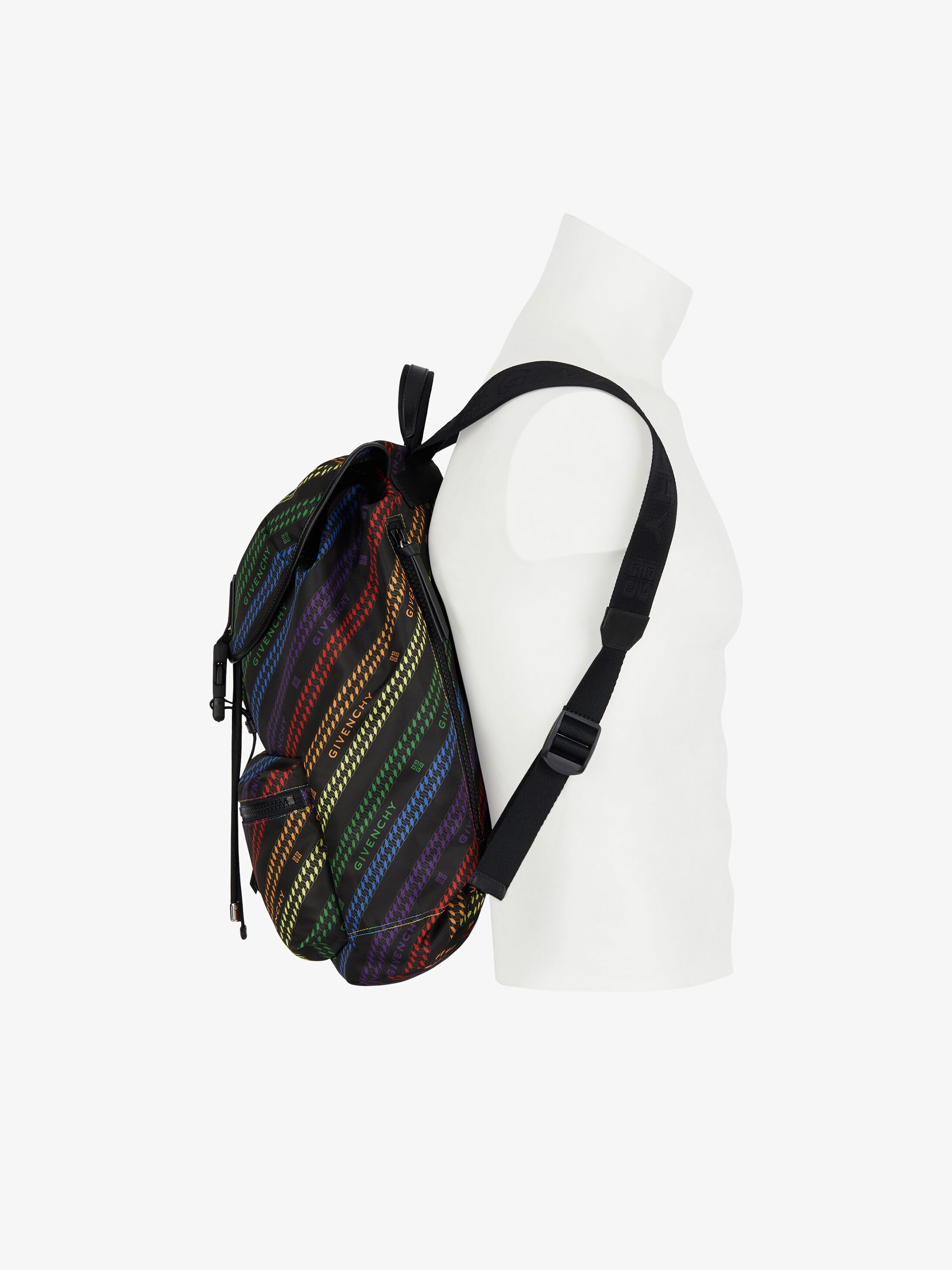 GIVENCHY multicolored backpack in nylon - 3