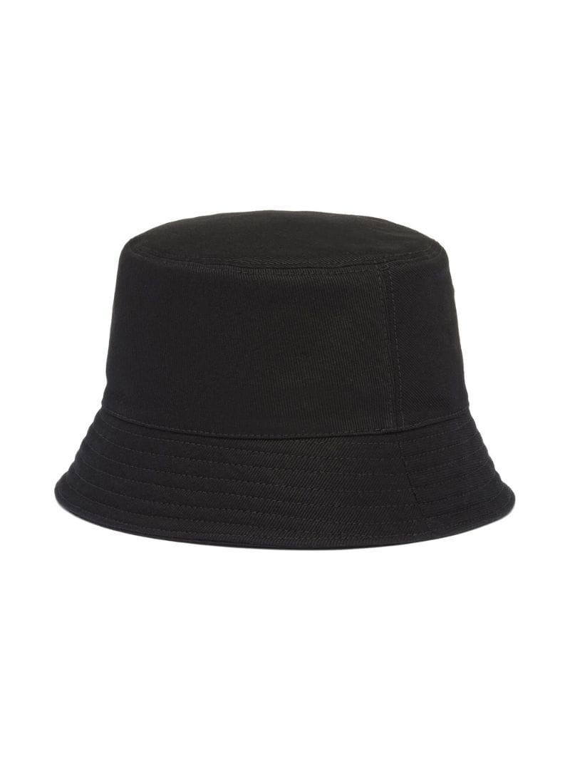 Drill logo-embroidered bucket hat - 3