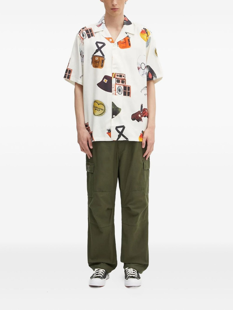 cotton-blend cargo trousers 2