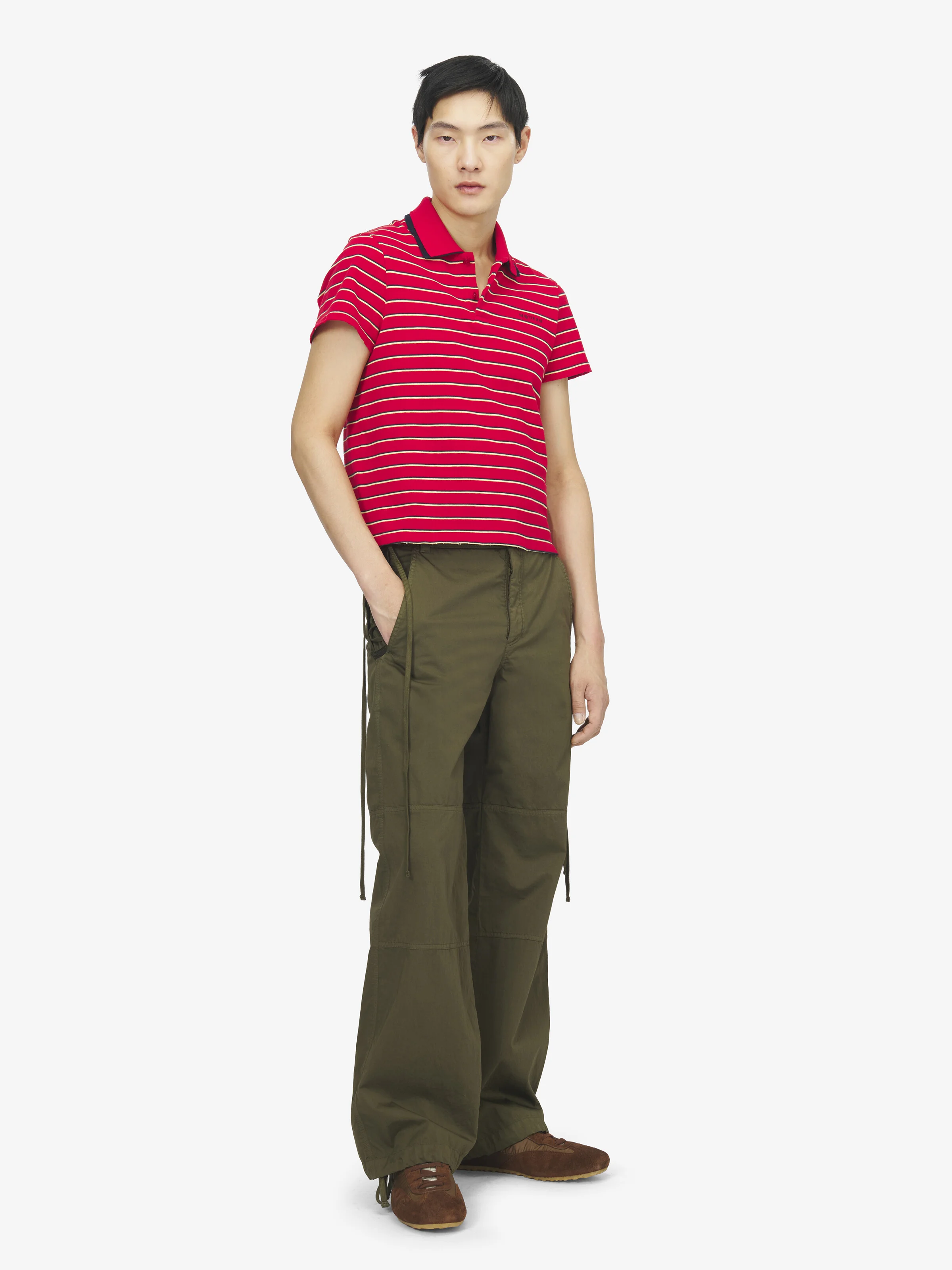 Striped Polo Shirt - 1