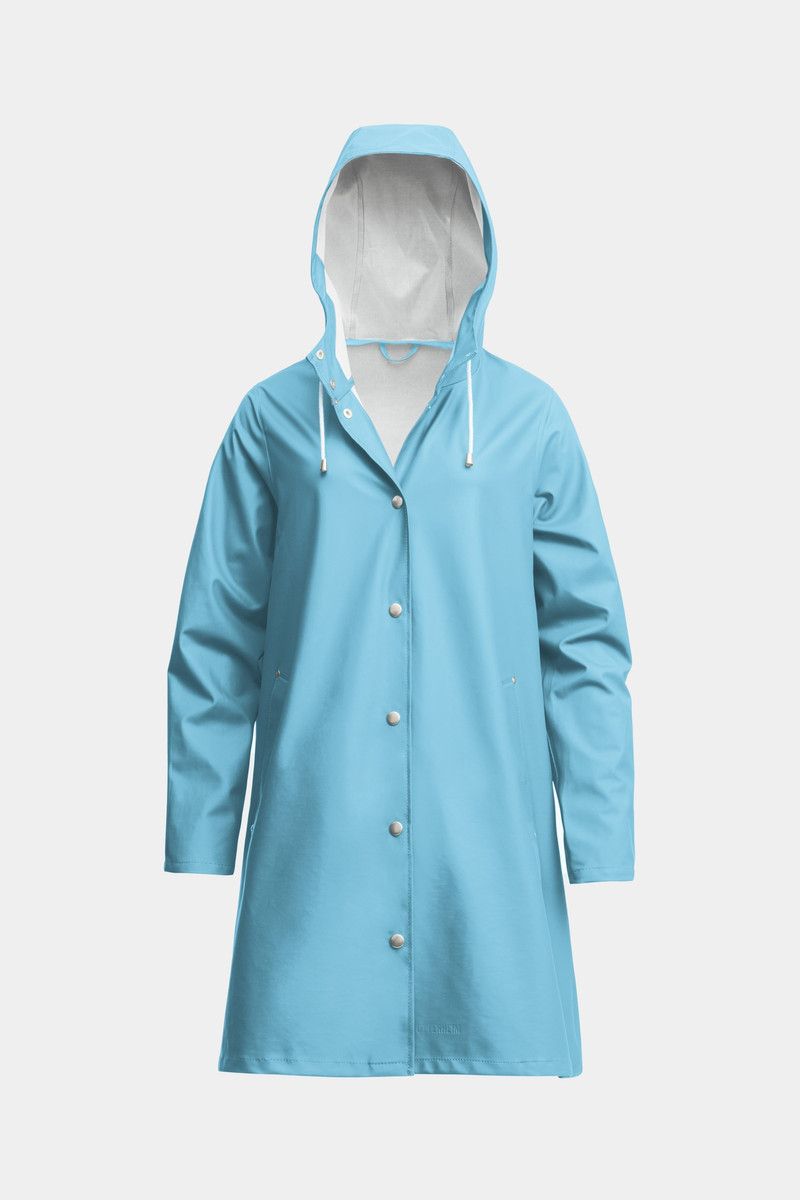 Mosebacke Lightweight Raincoat Delphinium Blue 1