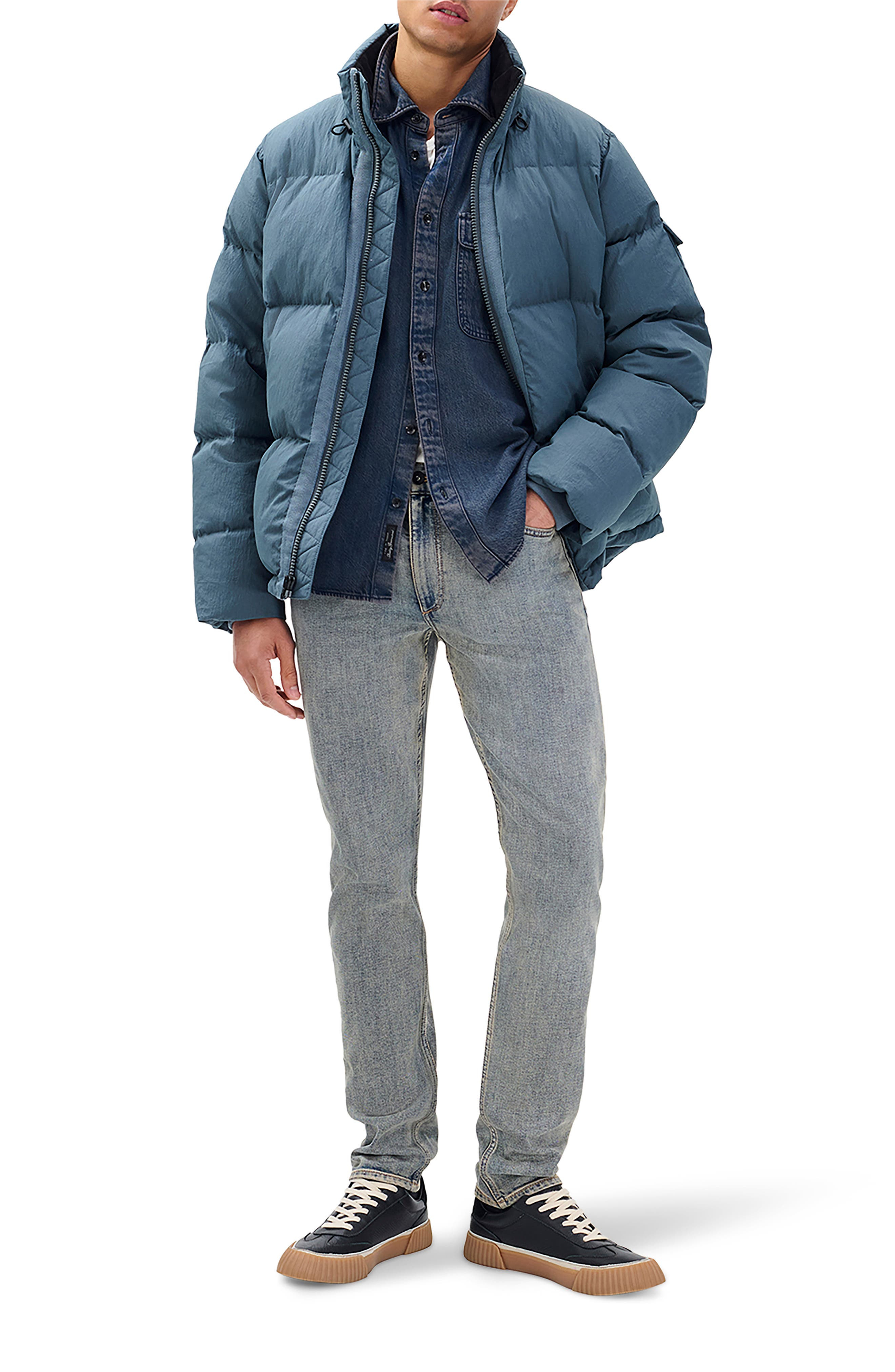 rag & bone Fit 2 Authentic Stretch Slim Jeans in Vinyl Blue at Nordstrom - 5