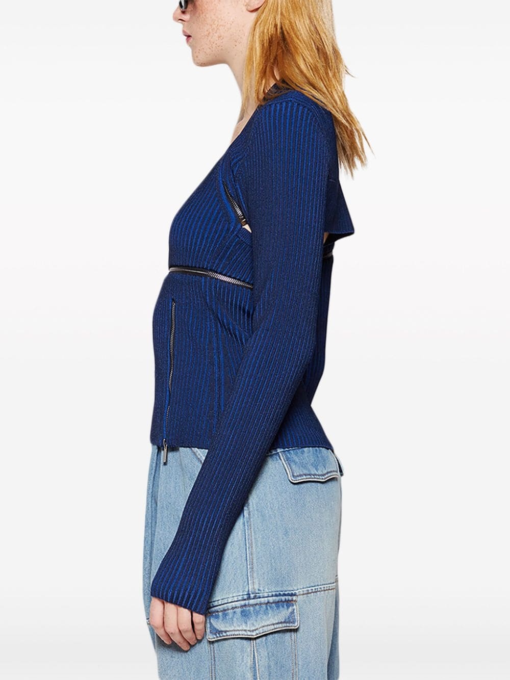 Revaler detachable-sleeve top - 4