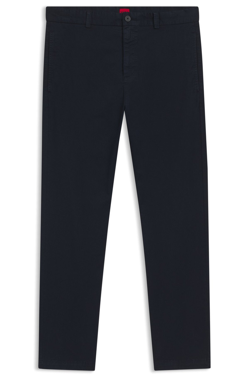 SLIM-FIT TROUSERS IN STRETCH-COTTON GABARDINE 1