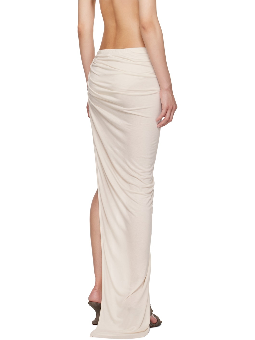 White Hollywood Hydra Maxi Skirt - 3