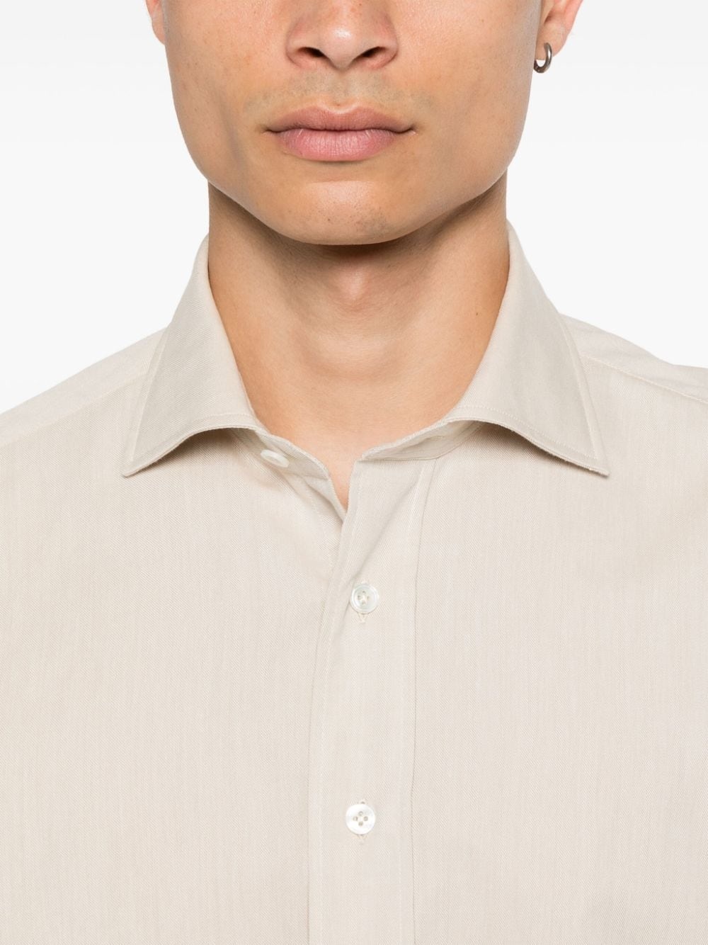 WINGTIP-COLLAR SHIRT - 5