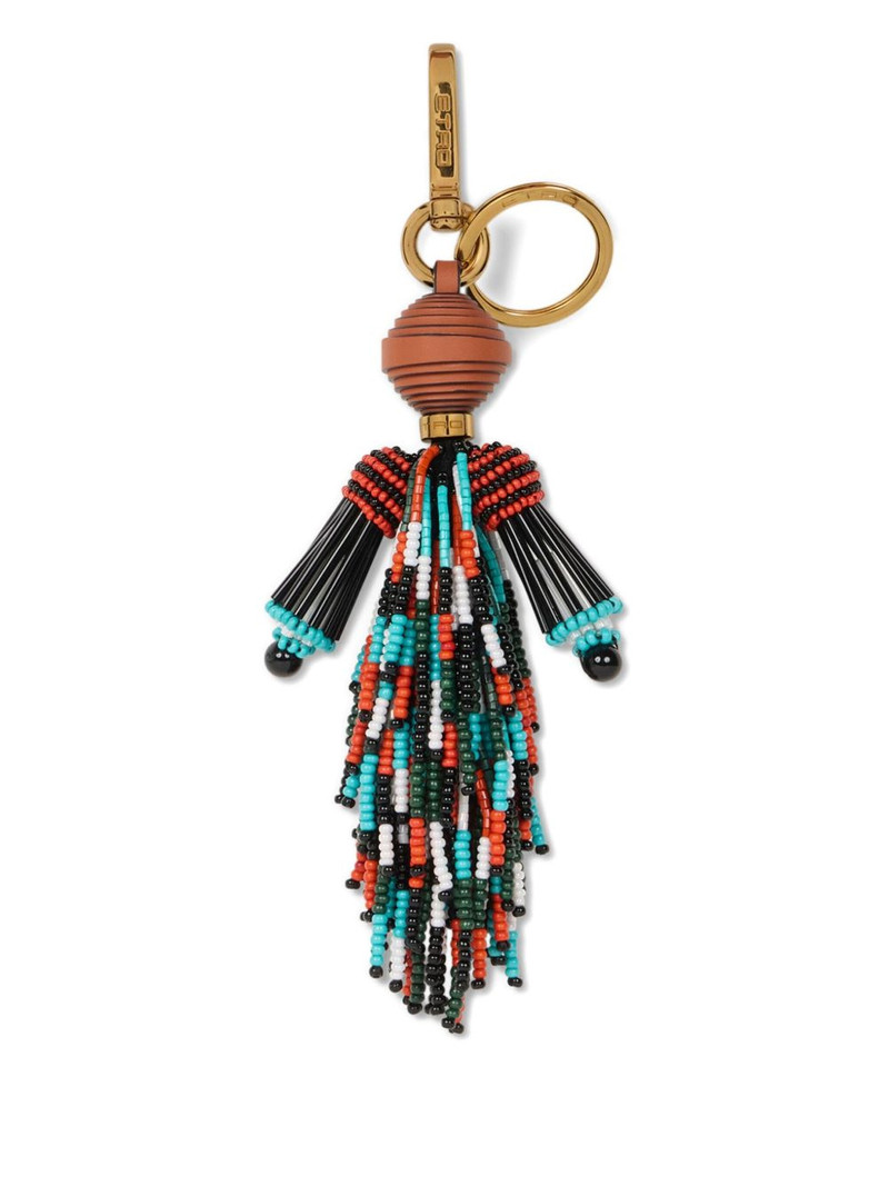 beaded tassel keyring 1