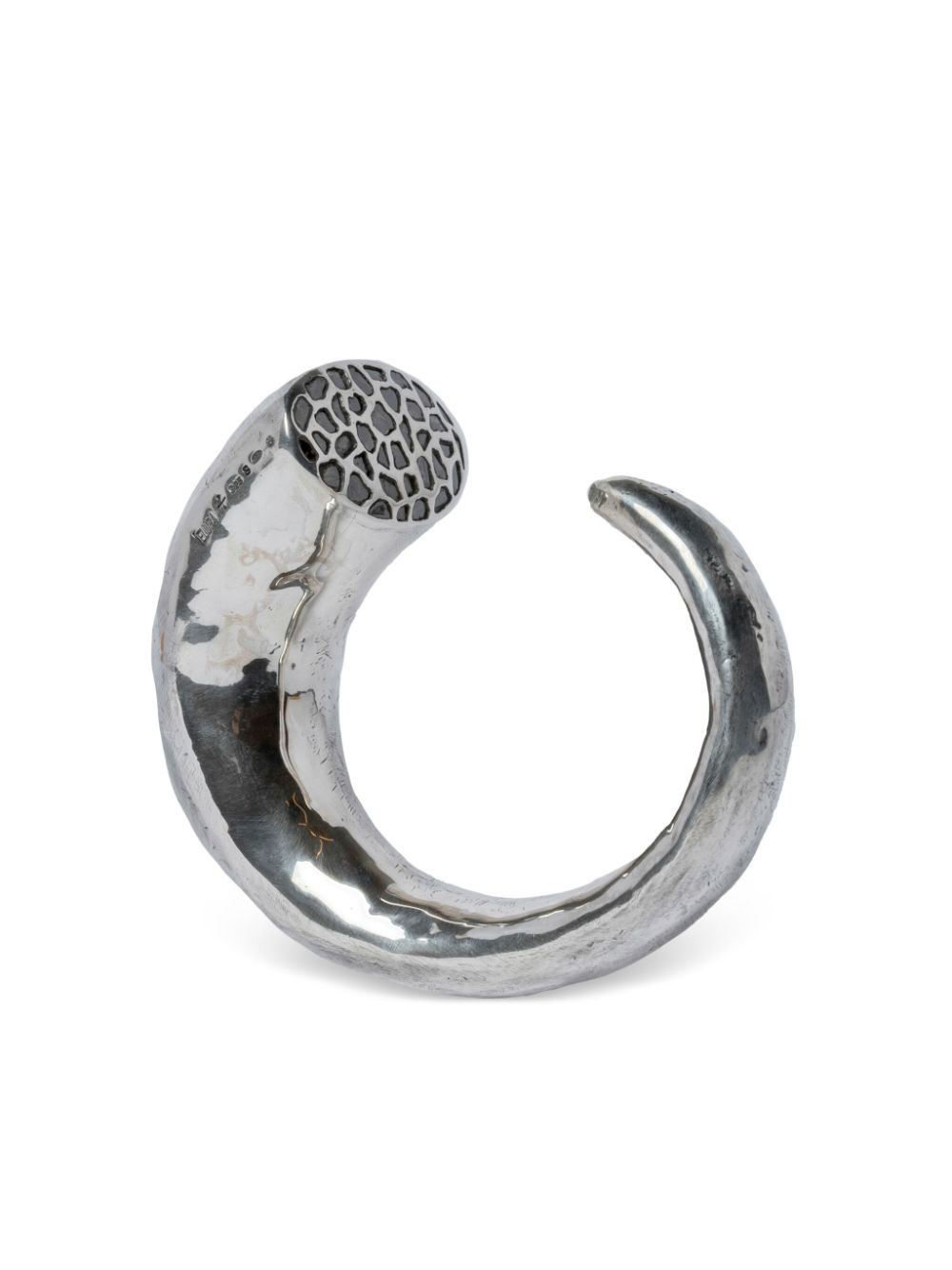 PARTS OF FOUR - Giant Horn Bracelet (Hoof Set, Mega Pavé, PA+DIA) - 3