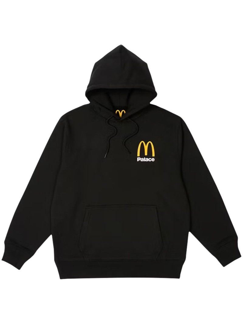 x McDonald's logo-print hoodie - 1