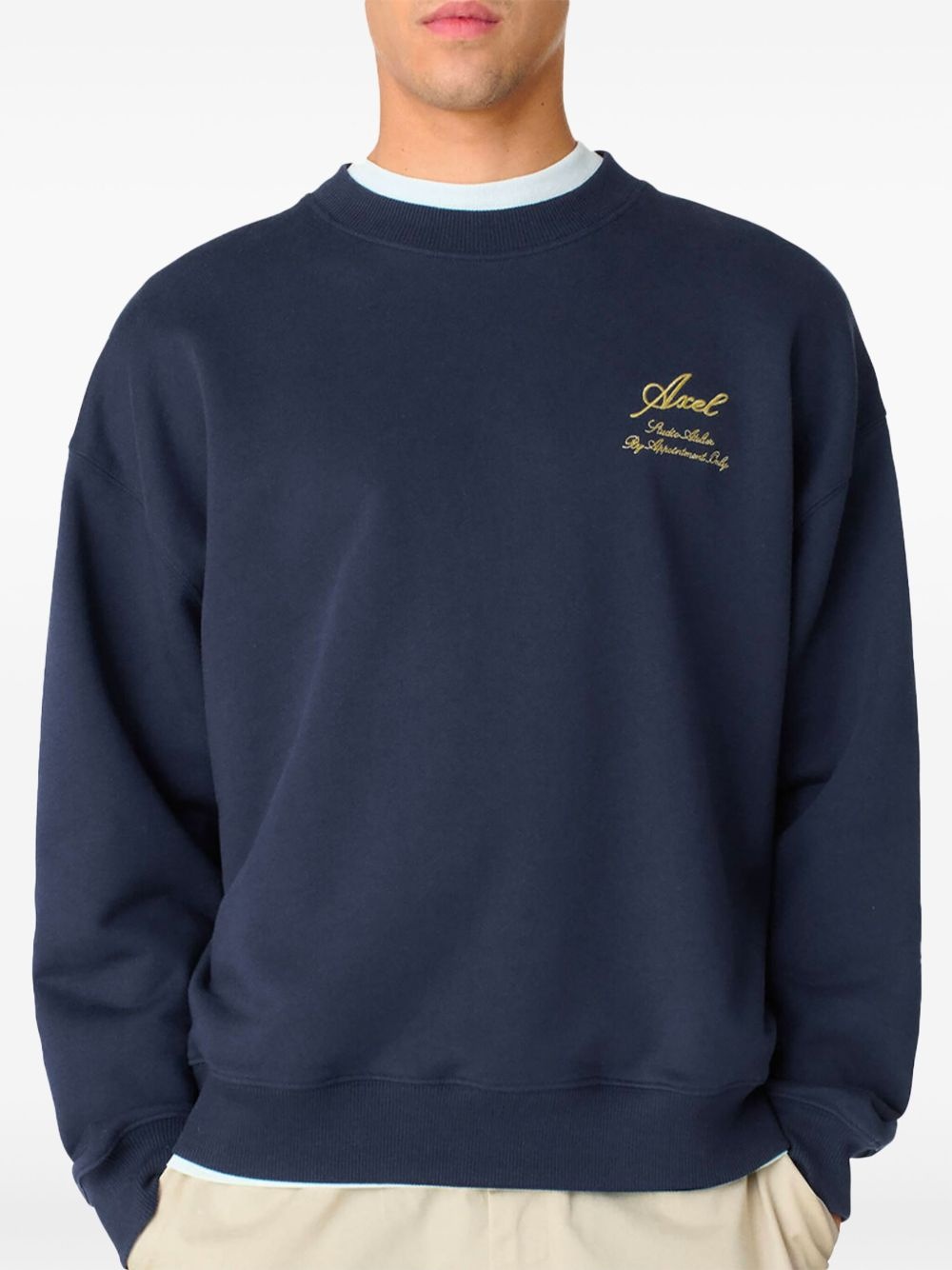 logo-embroidered sweatshirt - 2