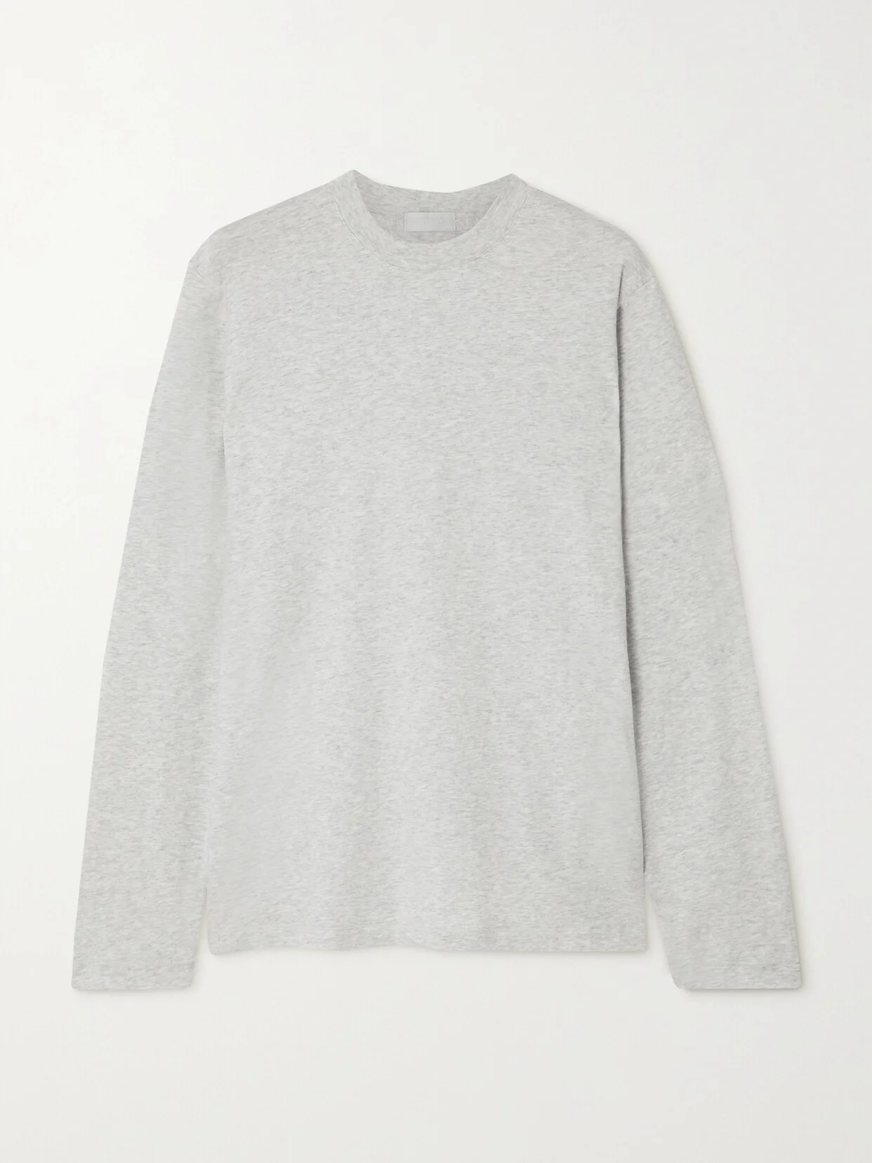 Boyfriend stretch-modal and cotton-blend jersey 티셔츠 - 라이트 Heather Grey - 1