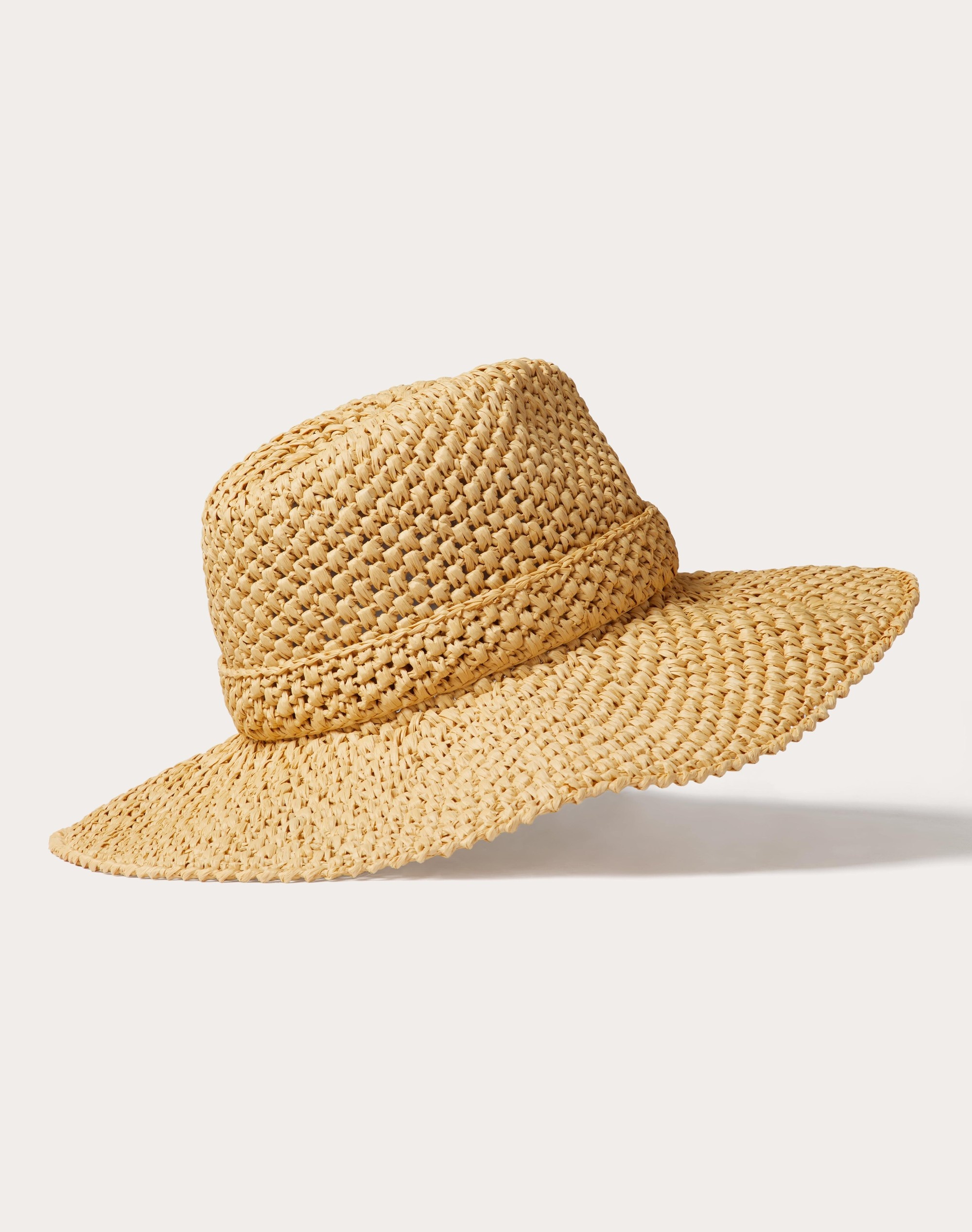 VALENTINO GARAVANI FEDORA HAT IN RAFFIA HANDMADE WITH CROCHET TECHNIQUE - 3