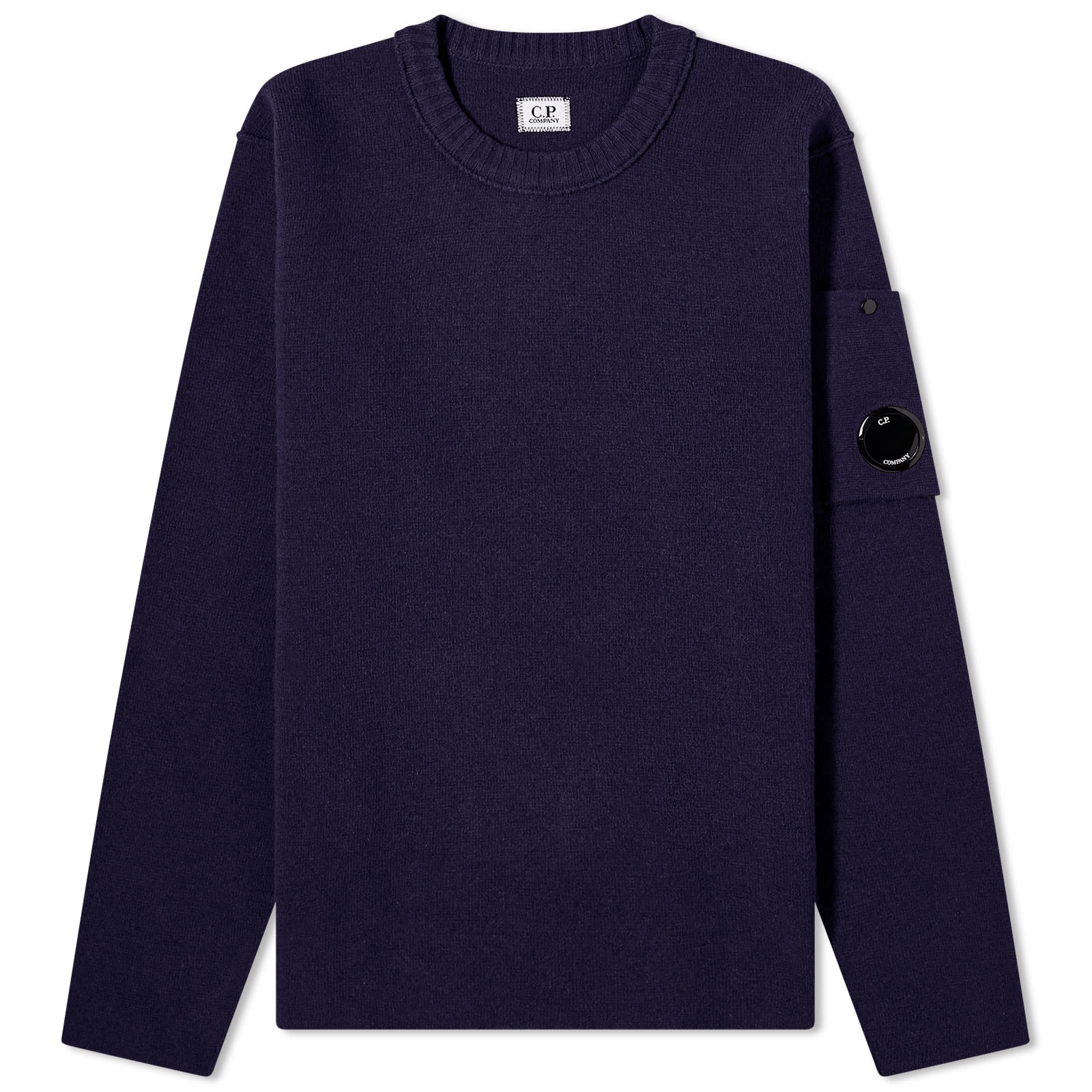 C.P. Company Lens Lambswool Crew Knit - 1