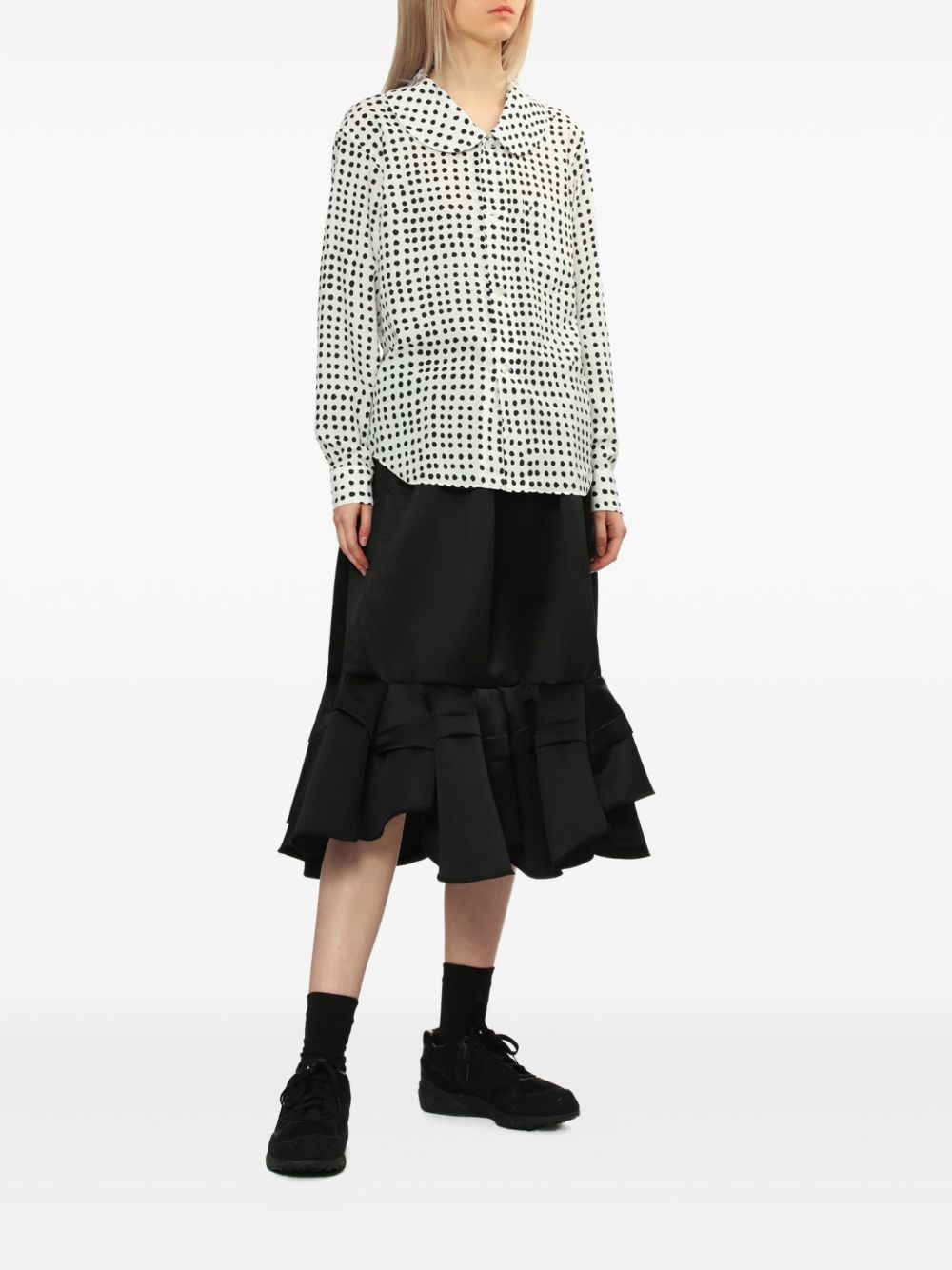 ruffled elastic-waist skirt - 2