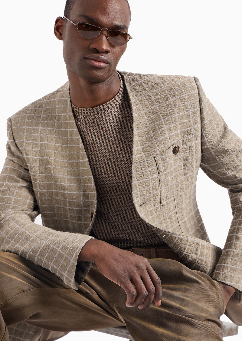 Printed cotton interlock crew-neck T-shirt 5