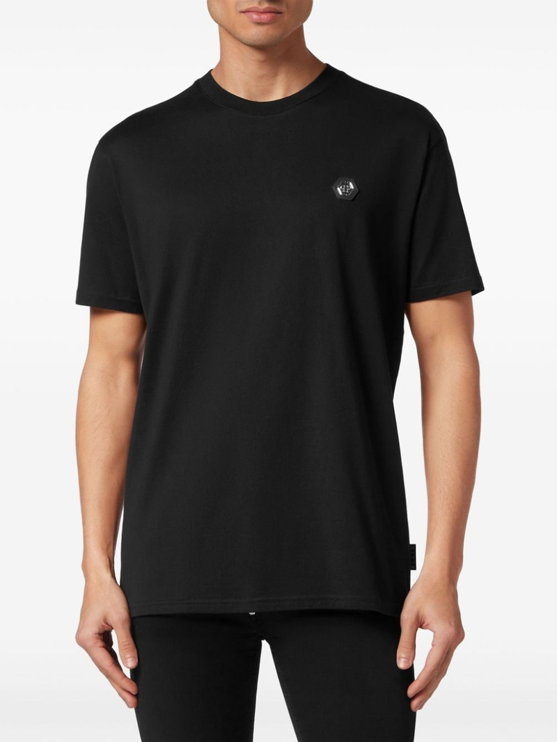 crystal-embellished cotton T-shirt 3
