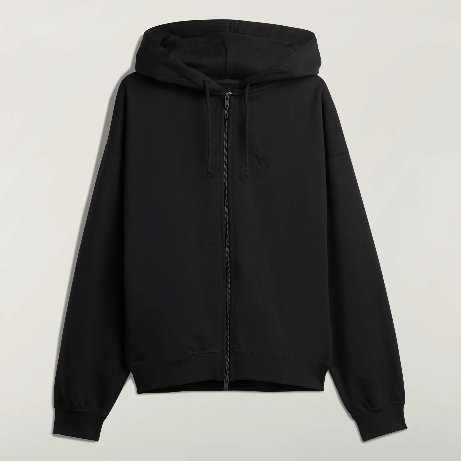 Y-3 Brushed Terry Zipper Hoodie - 1