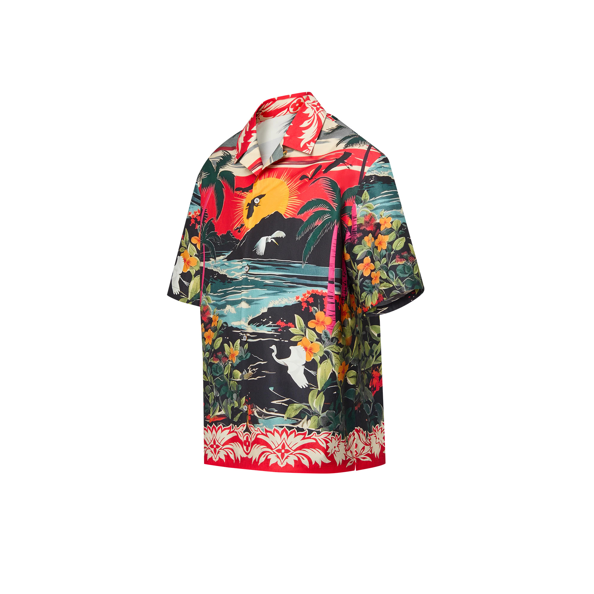 Printed Short-Sleeved Cotton Shirt - 2