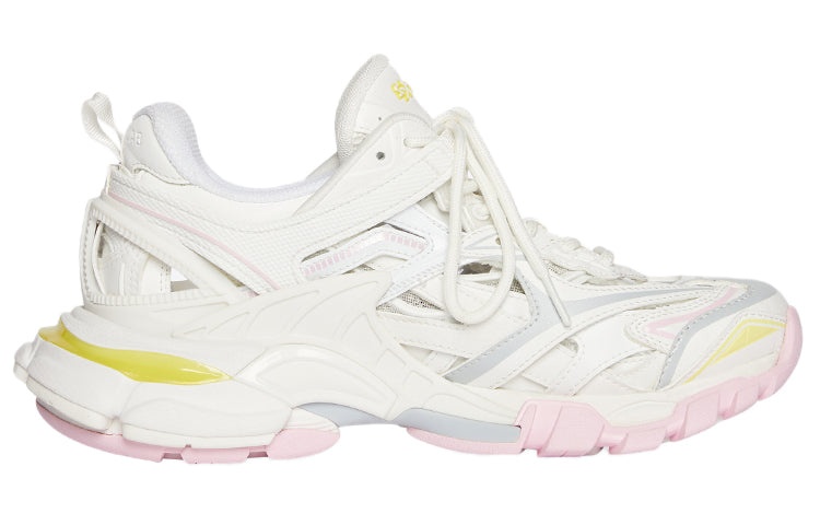 (WMNS) Balenciaga Track.2 Sneaker 'White Light Yellow' 568615W3AE27745 - 2
