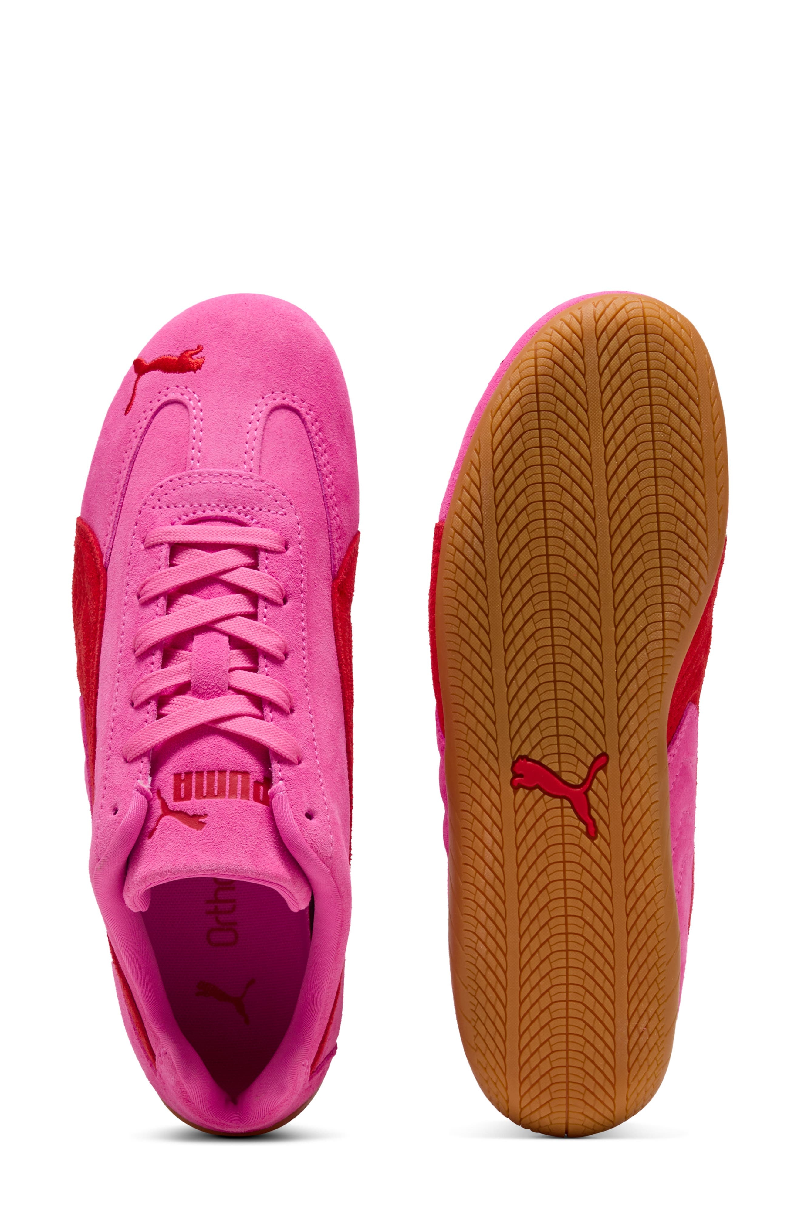 PUMA Speedcat OG Sneaker in Pink Pixel-Glowing Red at Nordstrom - 5