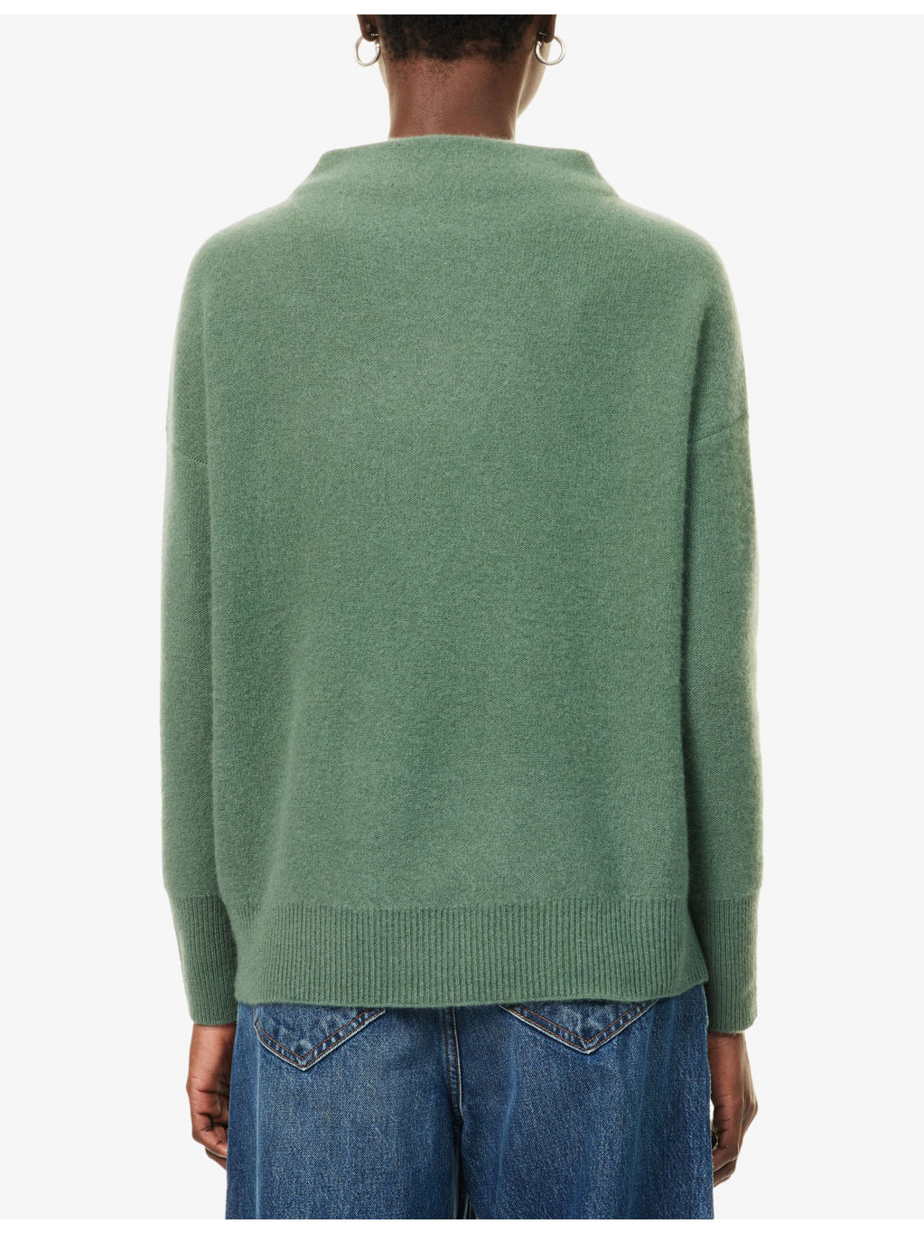Relaxed-Fit Funnel-Neck Cashmere Jumper - 4