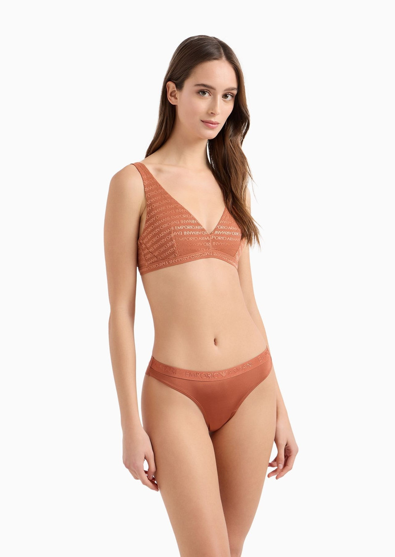 ASV two-pack of iconic logo band recycled microfibre Brazilian briefs 2