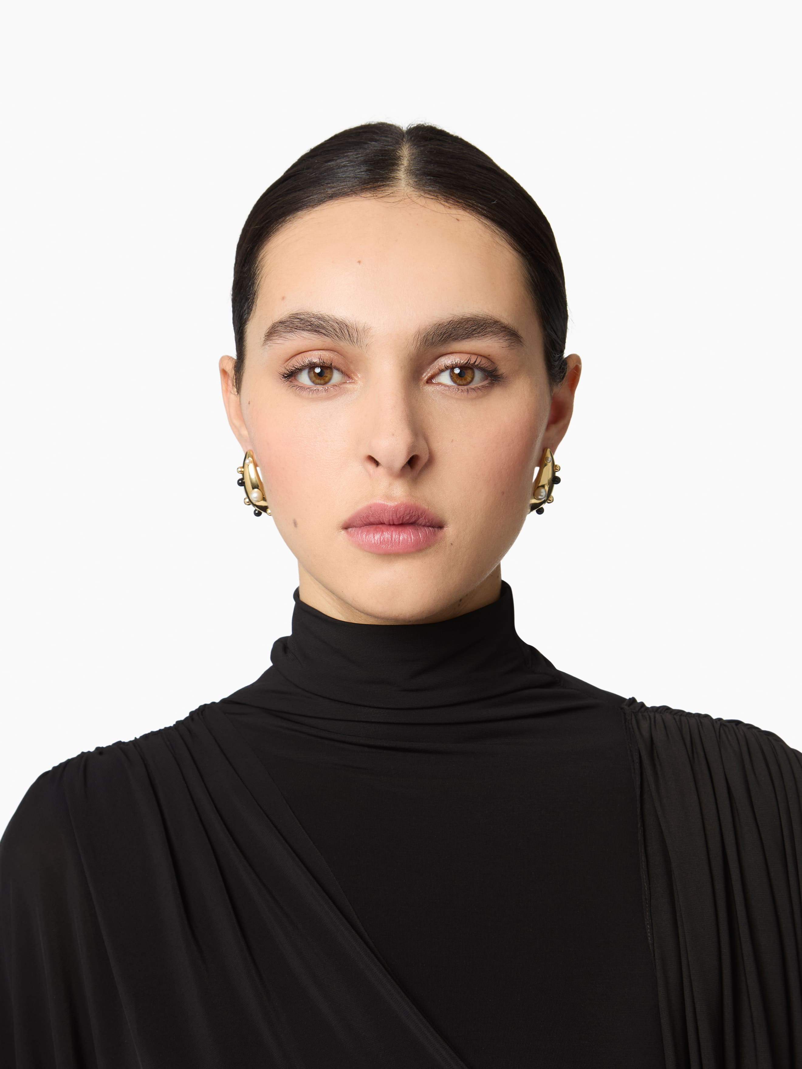 Gold Drops Of Light Earrings - 4