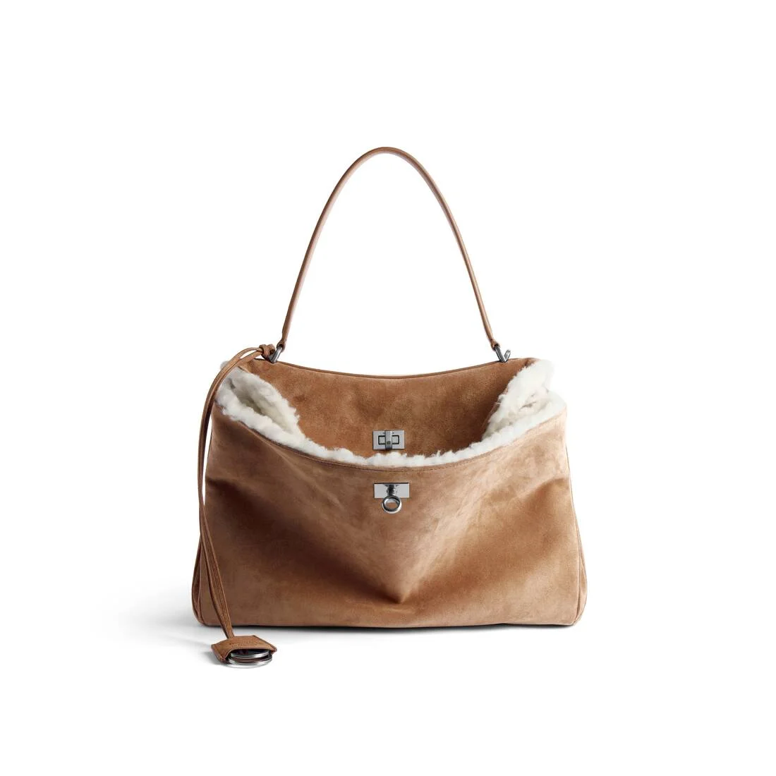 Women's Rodeo Handbag Medium in Noce/white - 1